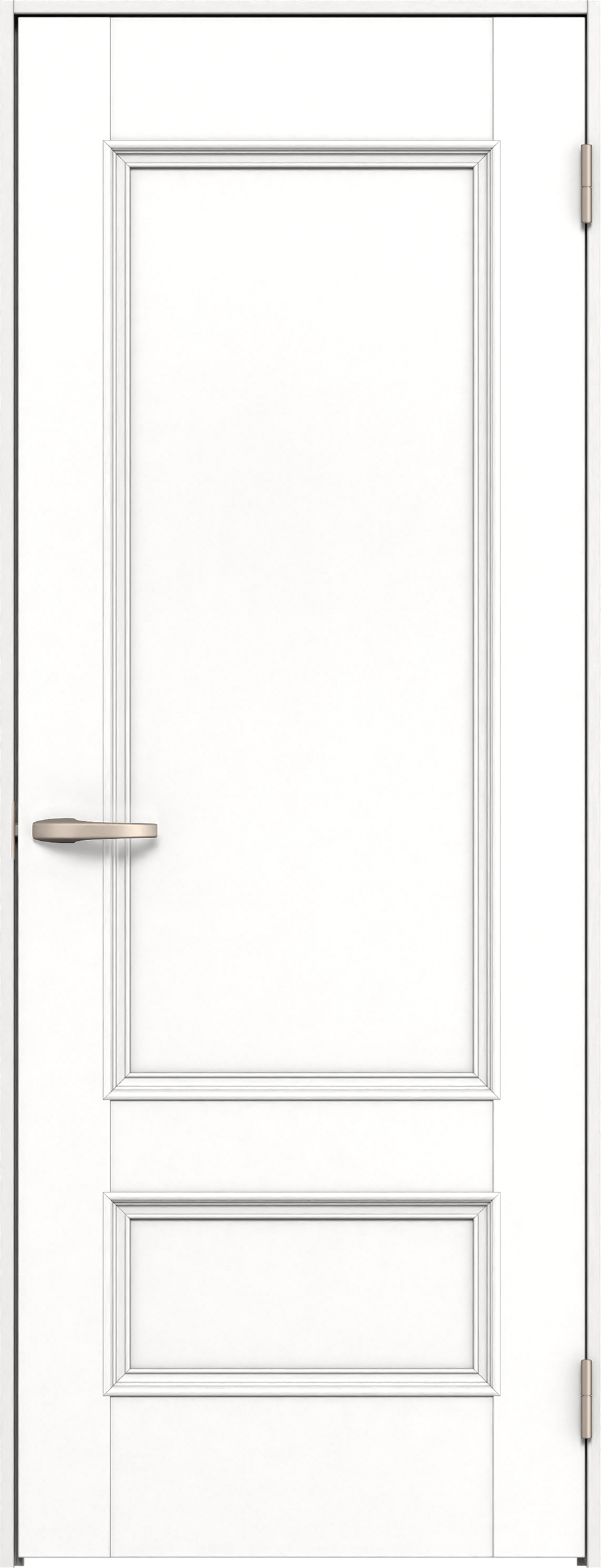 リビングドア　イエリア　片開きドア　扉セット　Ｍ１デザイン　７５５幅　２０００高　〈パウダーホワイト柄〉　右開き　空錠　Ｎスタンダード丁番