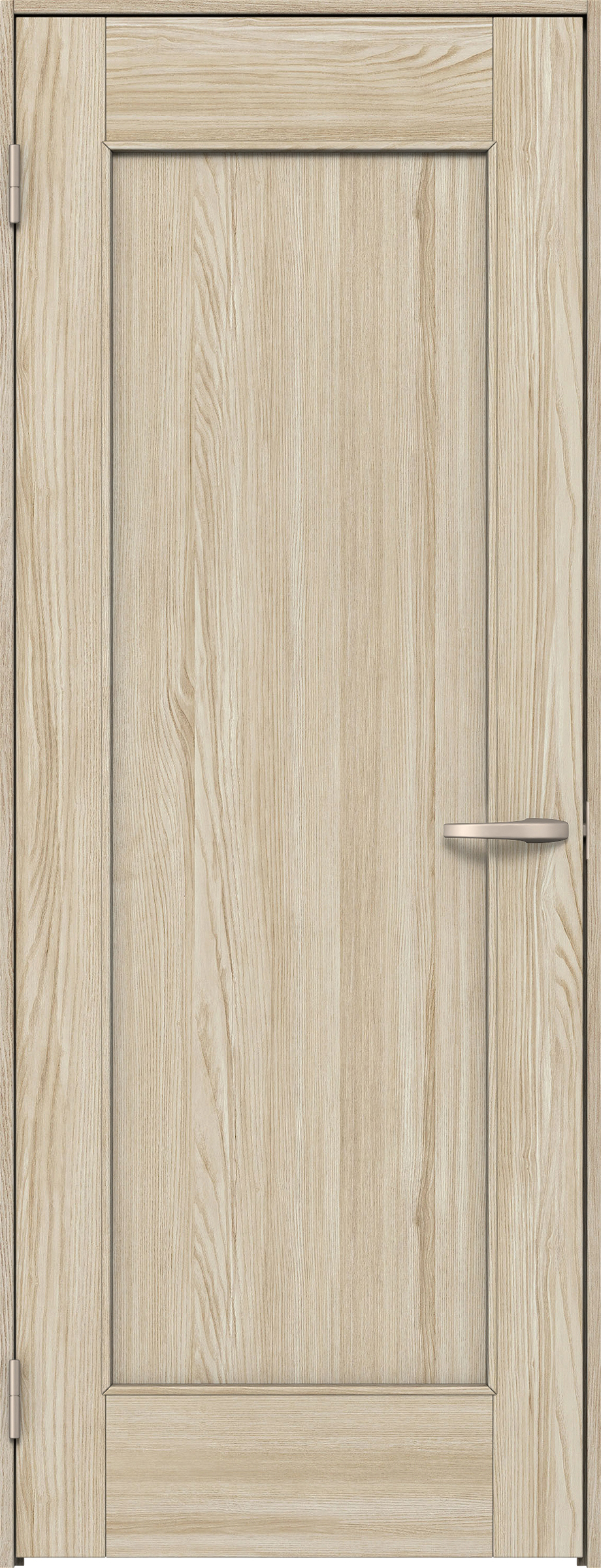 リビングドア　イエリア　片開きドア　扉セット　０１デザイン　７５５幅　２０００高　〈ソフトグレージュ柄〉　左開き　空錠　Ｎスタンダード丁番