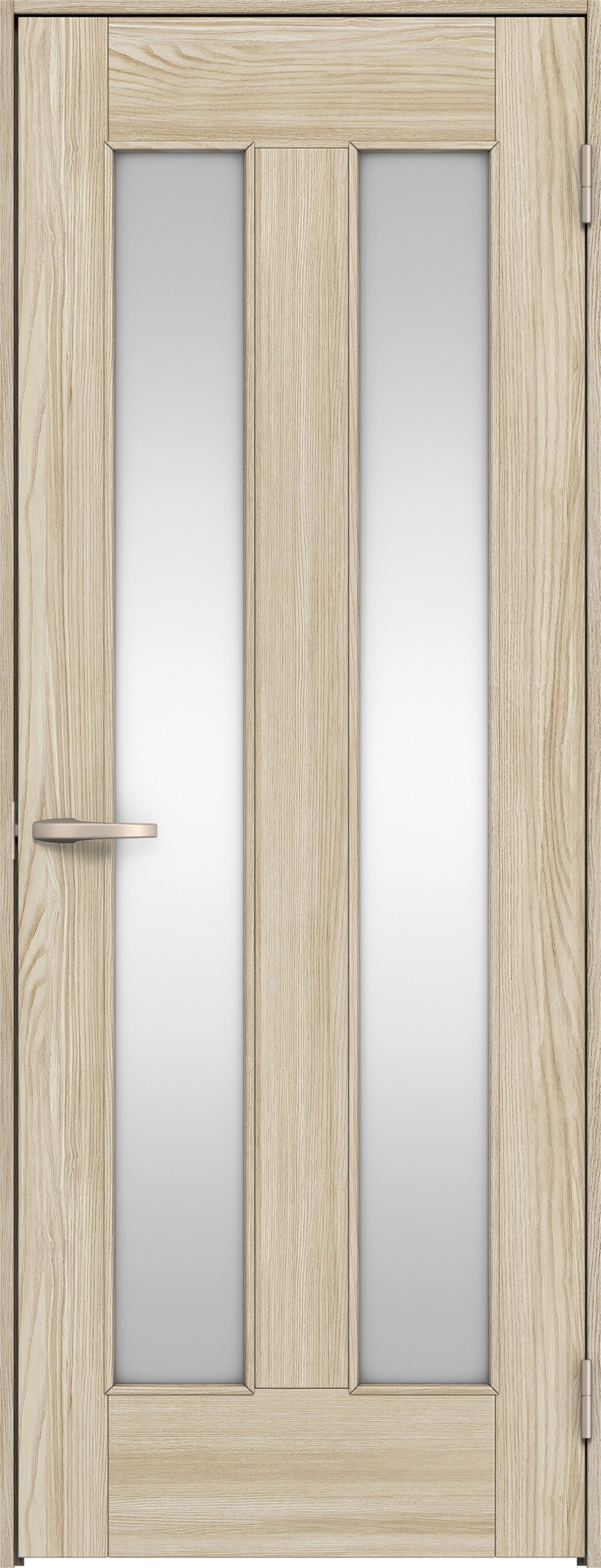 リビングドア　イエリア　片開きドア　扉セット　０６デザイン　８２５幅　２０００高　〈ソフトグレージュ柄〉　右開き　空錠　Ｎスタンダード丁番