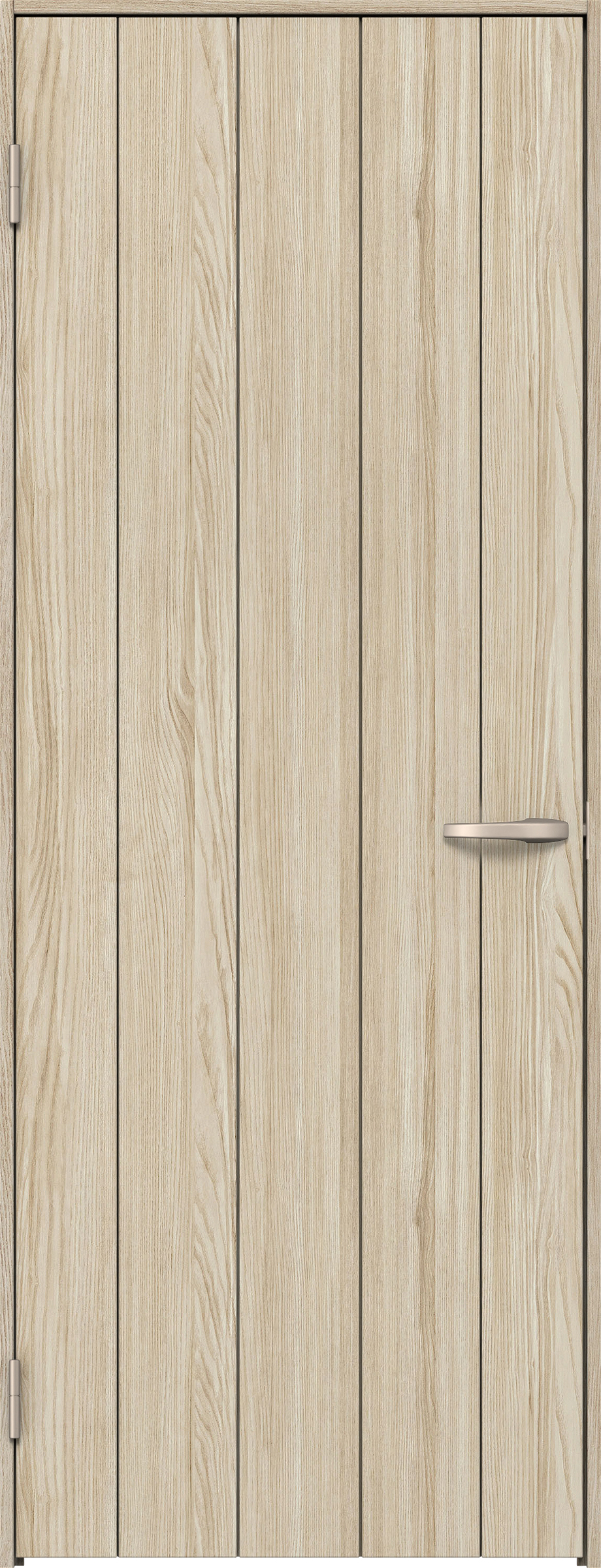 リビングドア　イエリア　片開きドア　扉セット　０Ｓデザイン　７５５幅　２０００高　〈ソフトグレージュ柄〉　左開き　空錠　Ｎスタンダード丁番