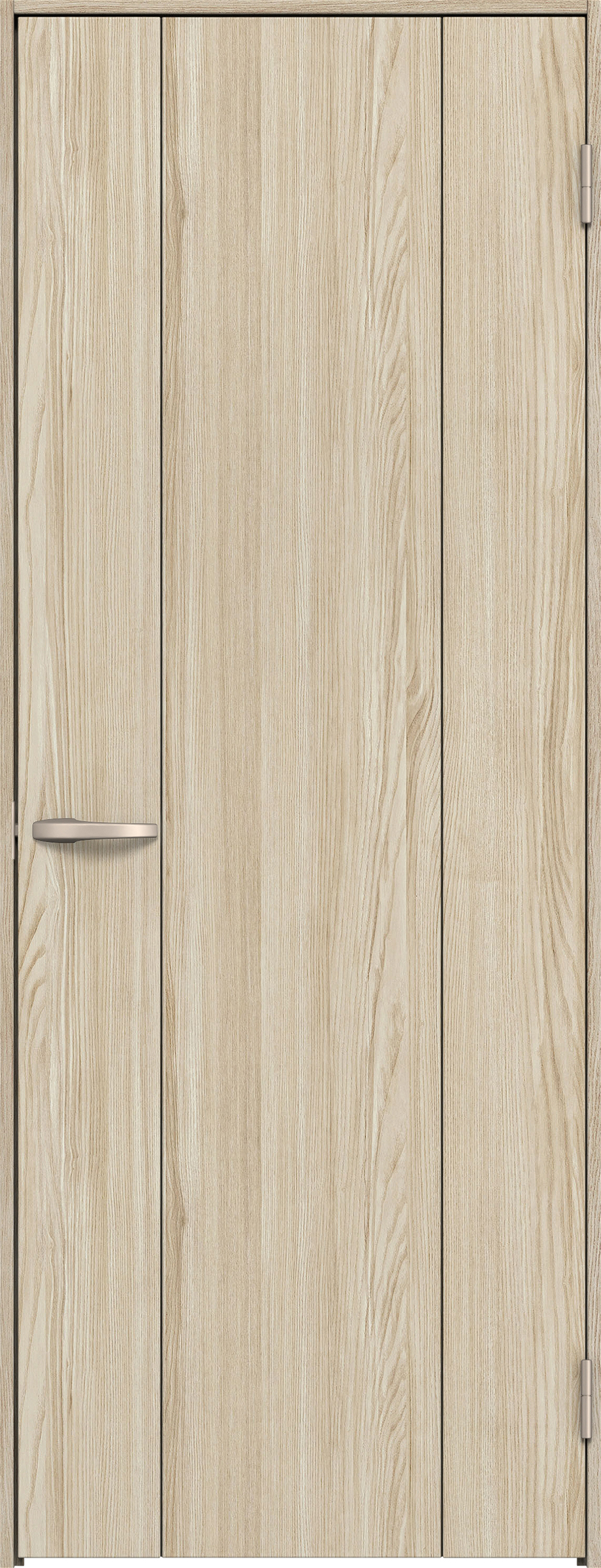 リビングドア　イエリア　片開きドア　扉セット　１Ｐデザイン　７３５幅　２０００高　〈ソフトグレージュ柄〉　右開き　空錠　Ｎスタンダード丁番