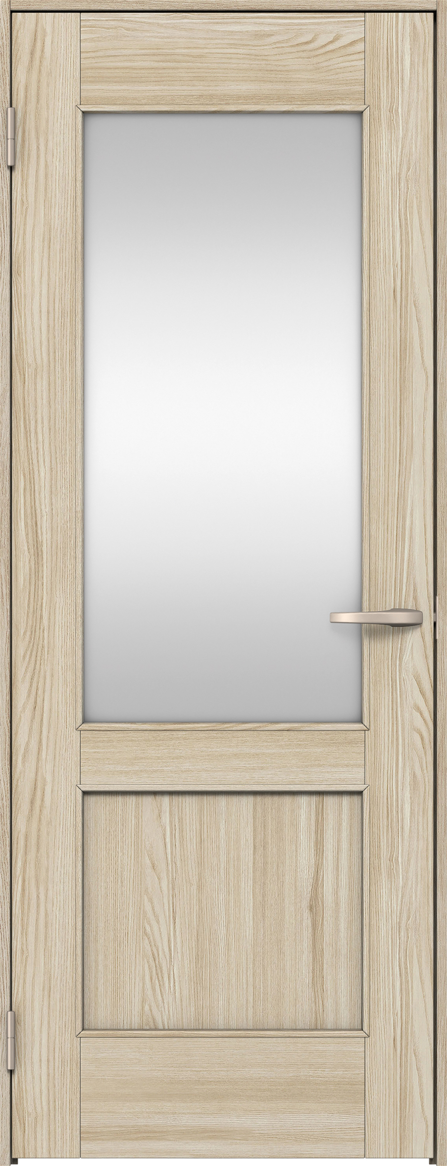 リビングドア　イエリア　片開きドア　扉セット　２６デザイン　７３５幅　２０００高　〈ソフトグレージュ柄〉　左開き　空錠　Ｎスタンダード丁番