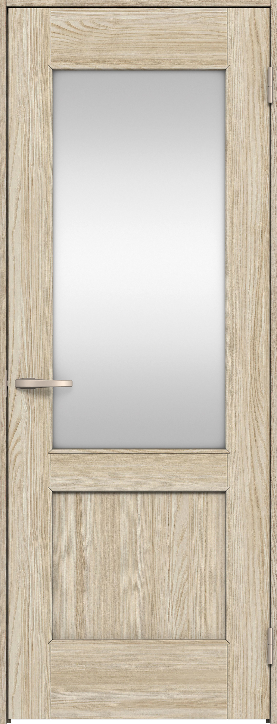 リビングドア　イエリア　片開きドア　扉セット　２６デザイン　７８０幅　２０００高　〈ソフトグレージュ柄〉　右開き　空錠　Ｎスタンダード丁番