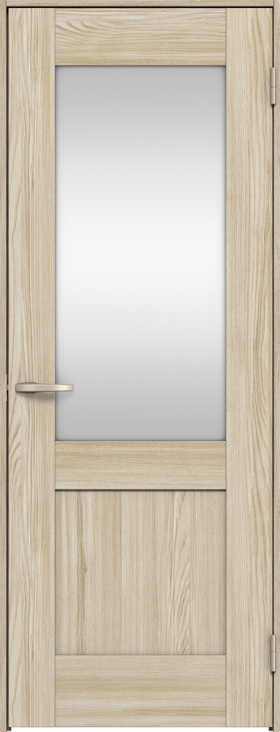 リビングドア　イエリア　片開きドア　扉セット　２８デザイン　８５０幅　２０００高　〈ソフトグレージュ柄〉　右開き　空錠　Ｎスタンダード丁番