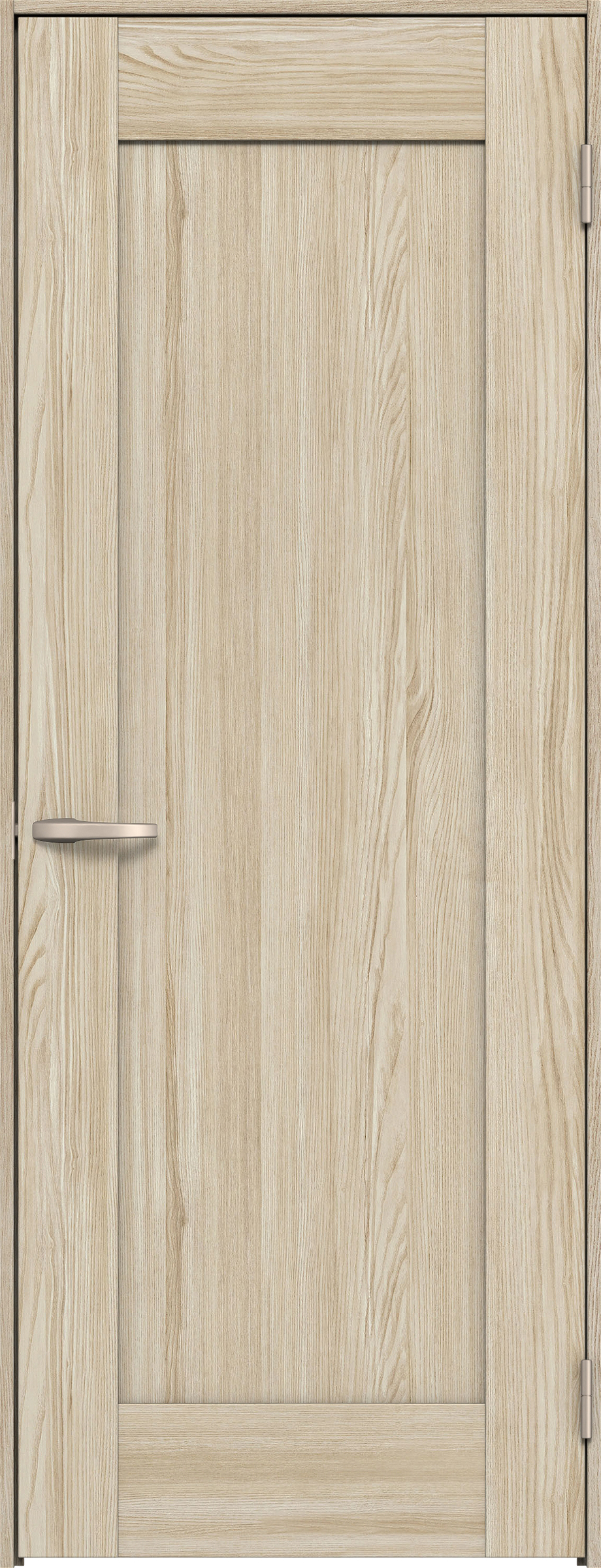 リビングドア　イエリア　片開きドア　扉セット　３８デザイン　８５０幅　２０００高　〈ソフトグレージュ柄〉　右開き　空錠　Ｎスタンダード丁番