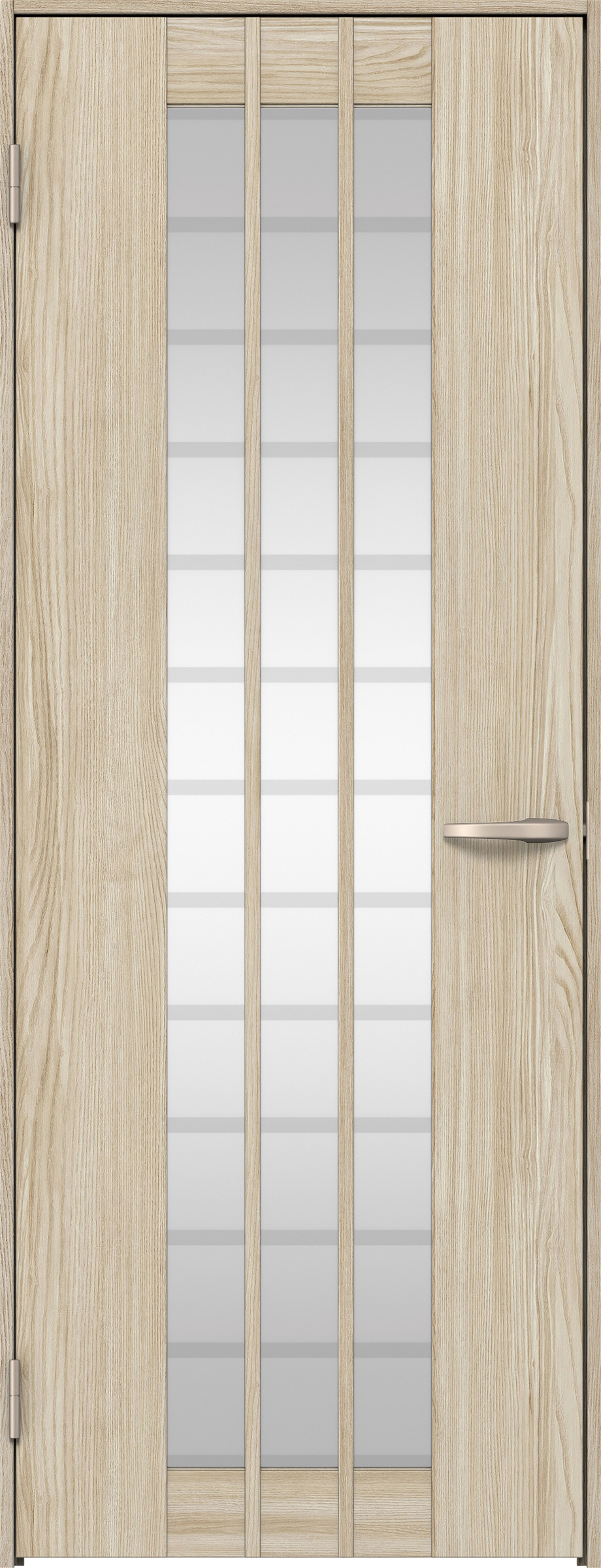 リビングドア　イエリア　片開きドア　扉セット　４Ｓデザイン　８５０幅　２０００高　〈ソフトグレージュ柄〉　左開き　空錠　Ｎスタンダード丁番