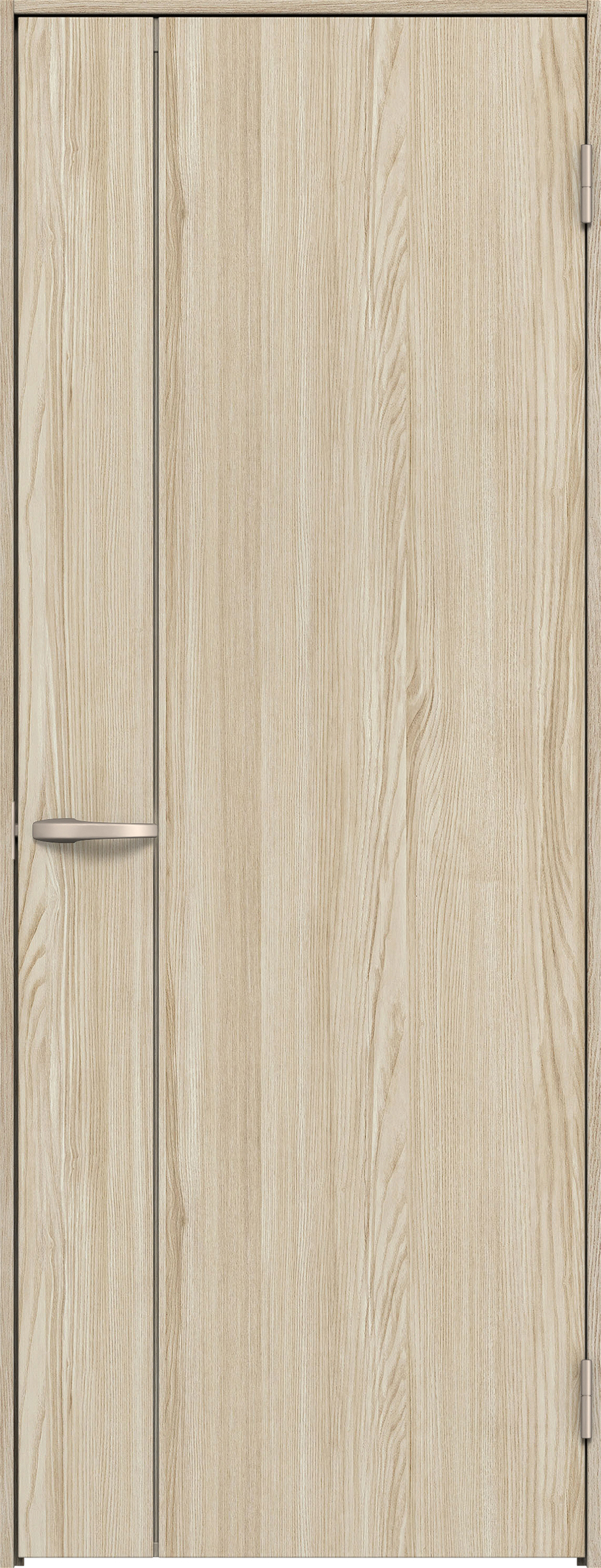 リビングドア　イエリア　片開きドア　扉セット　Ｂ１デザイン　８２５幅　２０００高　〈ソフトグレージュ柄〉　右開き　空錠　Ｎスタンダード丁番