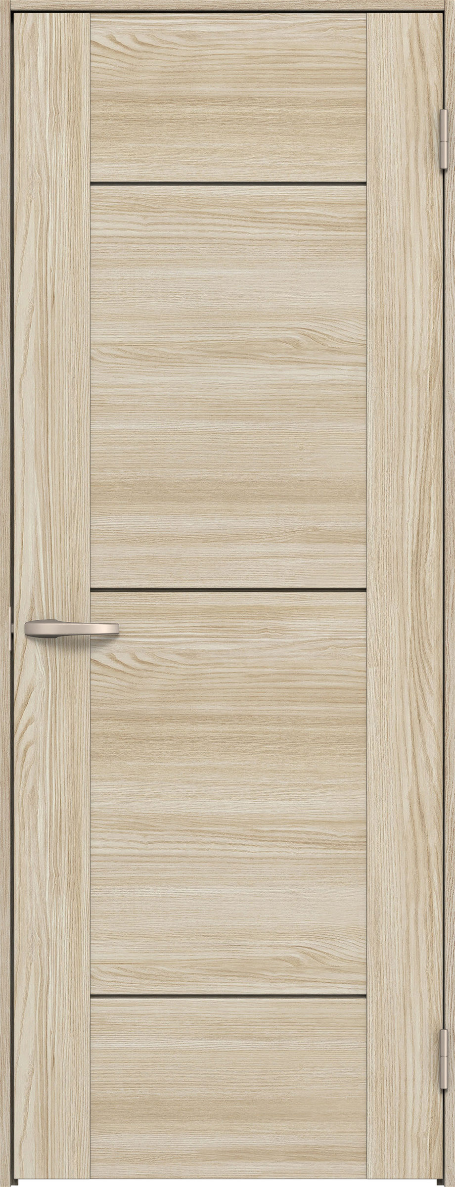 リビングドア　イエリア　片開きドア　扉セット　Ｂ９デザイン　８５０幅　２０００高　〈ソフトグレージュ柄〉　右開き　空錠　Ｎスタンダード丁番