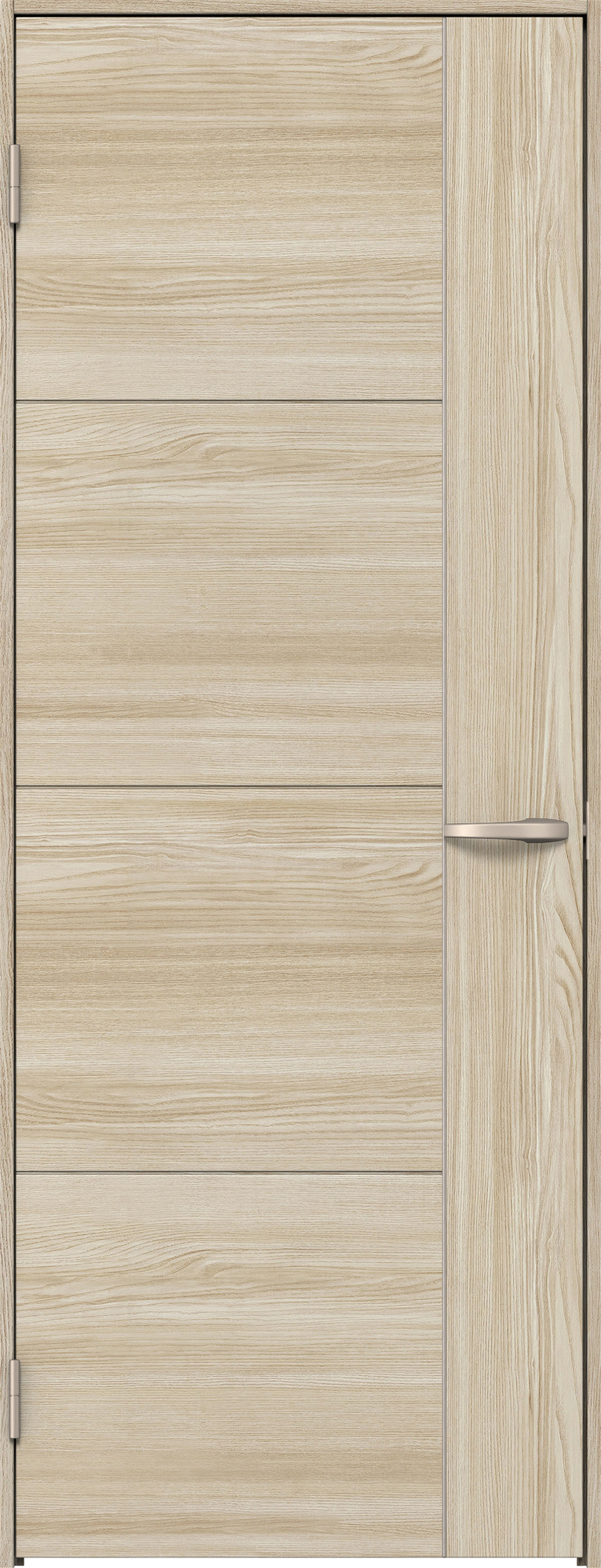 リビングドア　イエリア　片開きドア　扉セット　Ｄ１デザイン　８２５幅　２０００高　〈ソフトグレージュ柄〉　左開き　空錠　Ｎスタンダード丁番