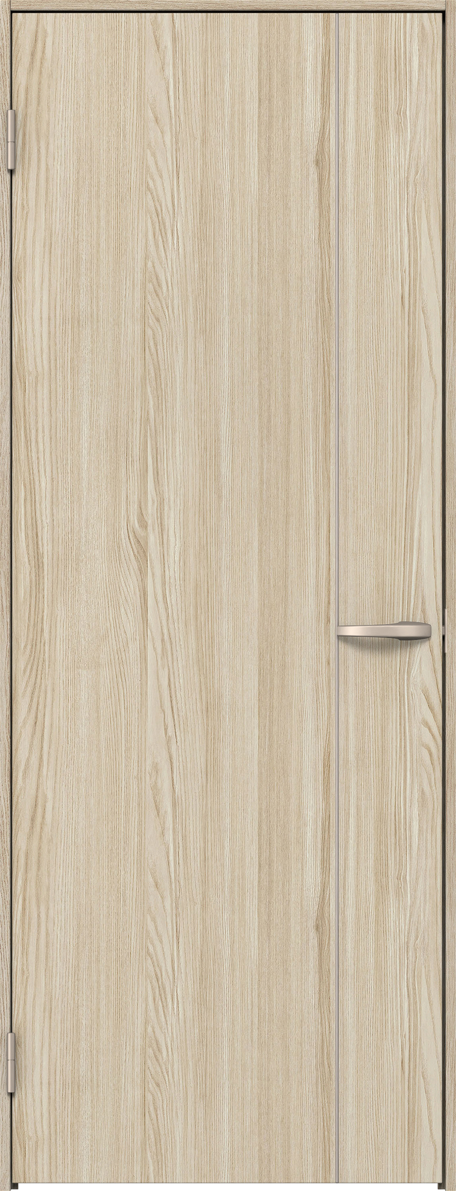 リビングドア　イエリア　片開きドア　扉セット　Ｄ３デザイン　７５５幅　２０００高　〈ソフトグレージュ柄〉　左開き　空錠　Ｎスタンダード丁番