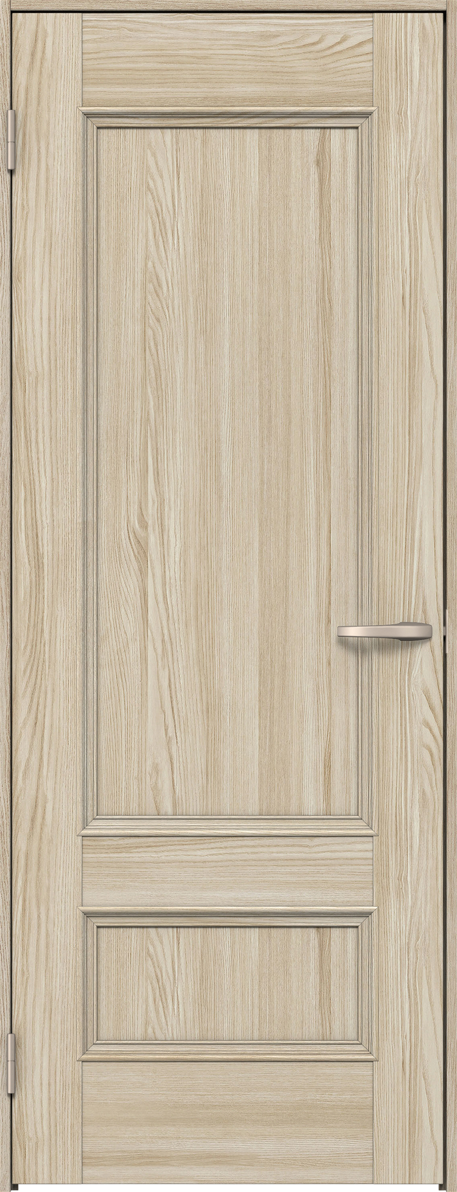 リビングドア　イエリア　片開きドア　扉セット　Ｍ１デザイン　７５５幅　２０００高　〈ソフトグレージュ柄〉　左開き　空錠　Ｎスタンダード丁番