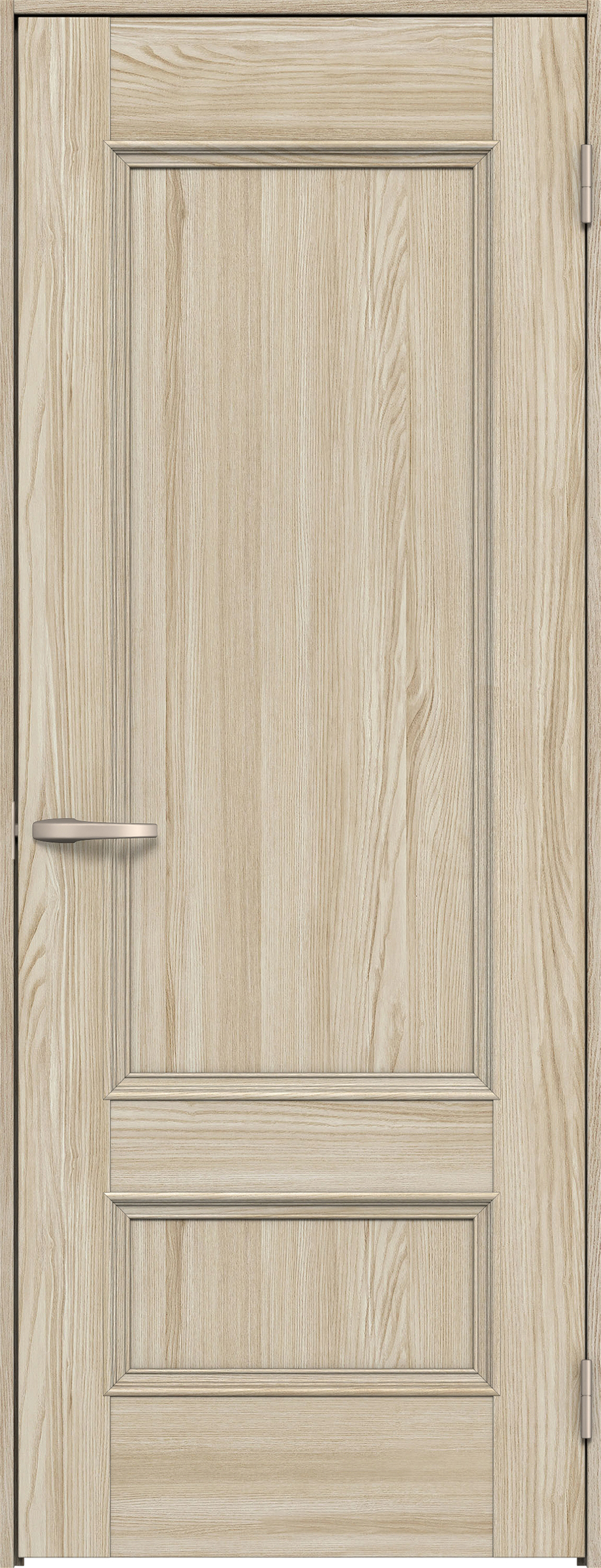 リビングドア　イエリア　片開きドア　扉セット　Ｍ１デザイン　８５０幅　２０００高　〈ソフトグレージュ柄〉　右開き　空錠　Ｎスタンダード丁番