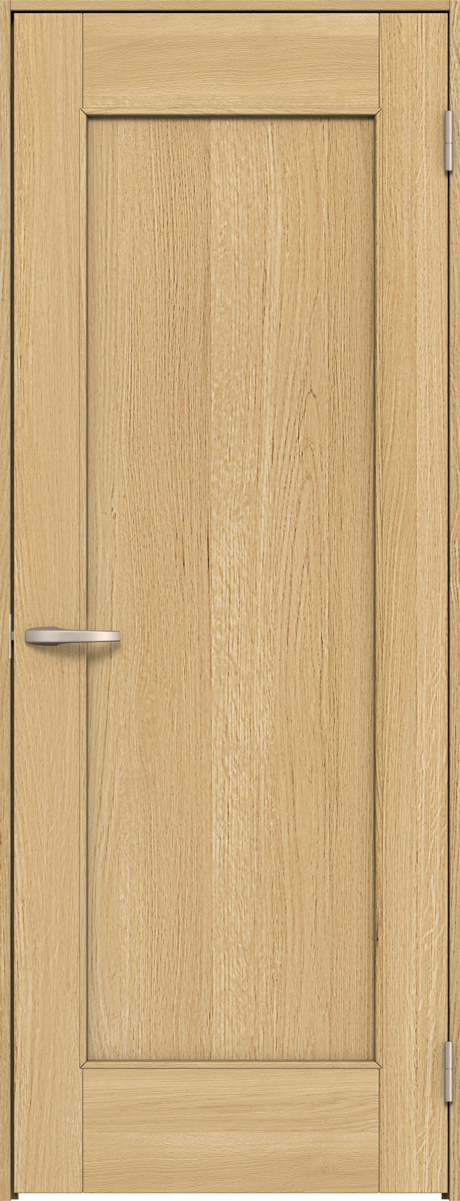 リビングドア　イエリア　片開きドア　扉セット　０１デザイン　７５５幅　２０００高　〈ライトオーカー柄〉　右開き　空錠　Ｎスタンダード丁番