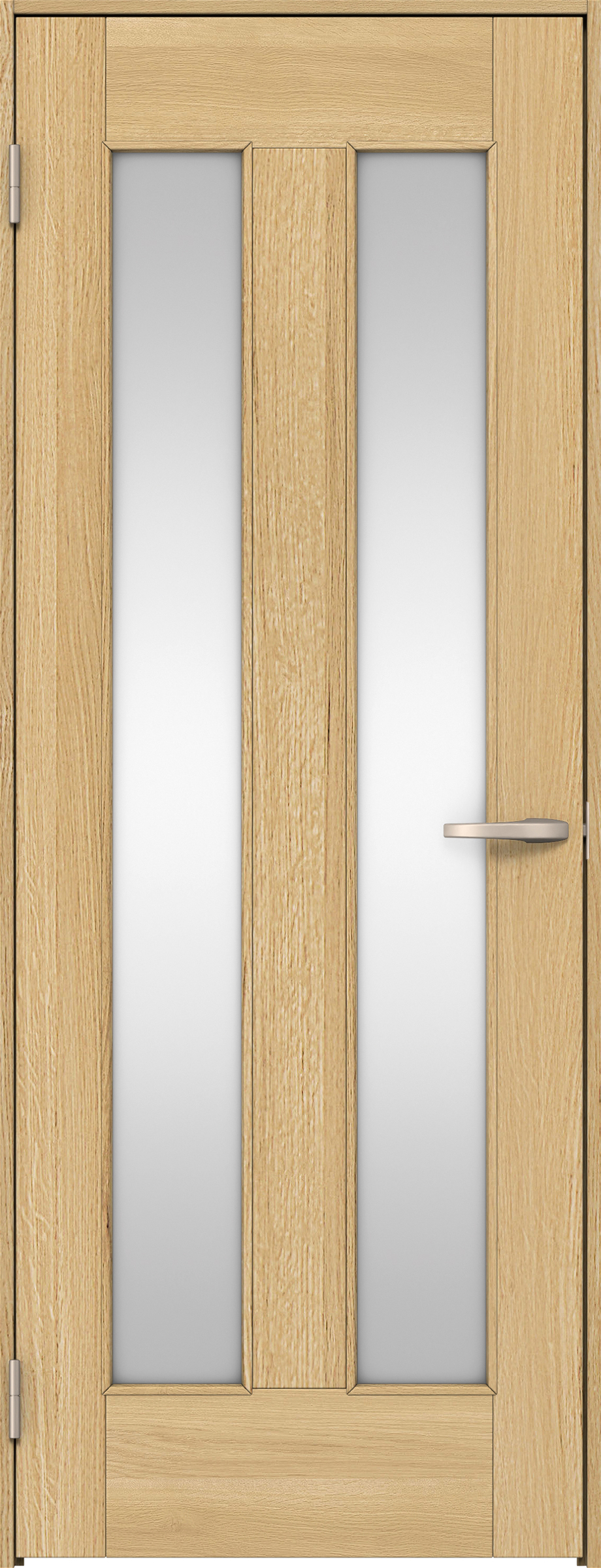 リビングドア　イエリア　片開きドア　扉セット　０６デザイン　８２５幅　２０００高　〈ライトオーカー柄〉　左開き　空錠　Ｎスタンダード丁番