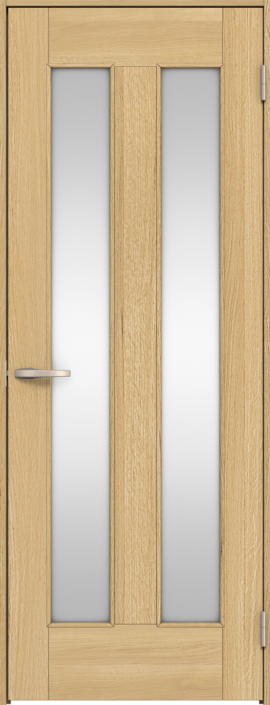 リビングドア　イエリア　片開きドア　扉セット　０６デザイン　８５０幅　２０００高　〈ライトオーカー柄〉　右開き　空錠　Ｎスタンダード丁番