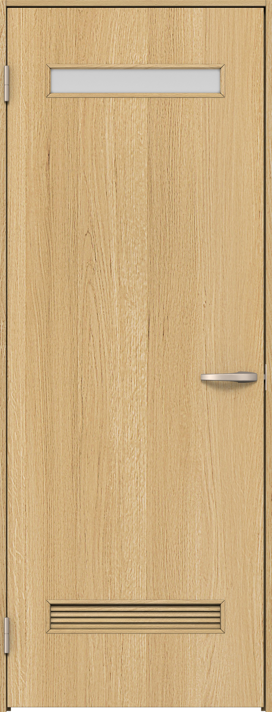 リビングドア　イエリア　片開きドア　扉セット　０８デザイン　８５０幅　２０００高　〈ライトオーカー柄〉　左開き　空錠　Ｎスタンダード丁番