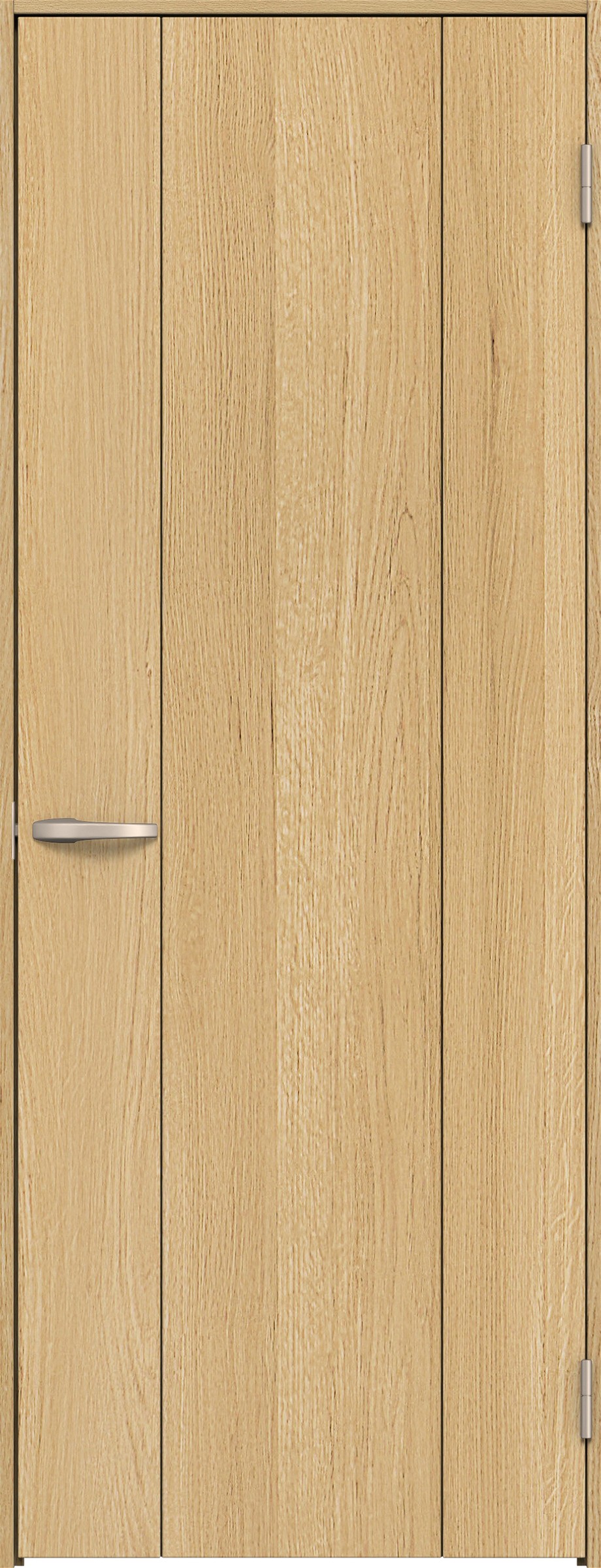 リビングドア　イエリア　片開きドア　扉セット　１Ｐデザイン　７３５幅　２０００高　〈ライトオーカー柄〉　右開き　空錠　Ｎスタンダード丁番