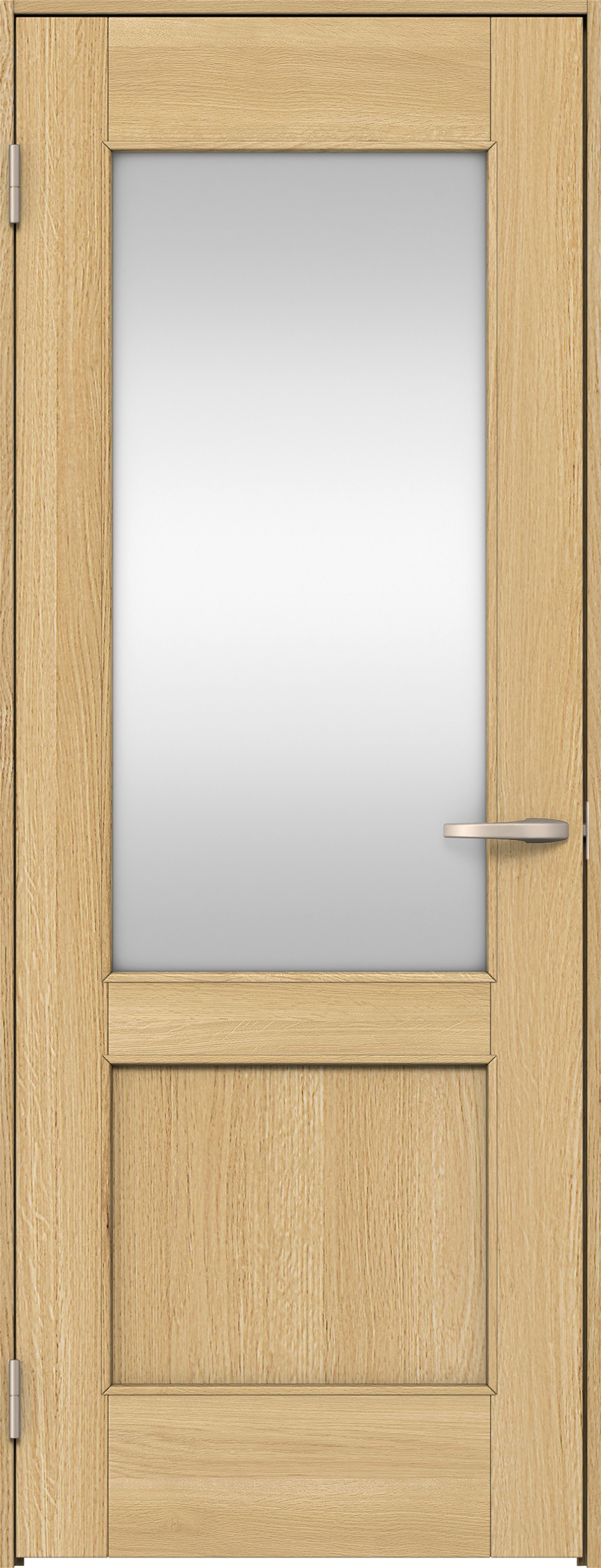 リビングドア　イエリア　片開きドア　扉セット　２６デザイン　８２５幅　２０００高　〈ライトオーカー柄〉　左開き　空錠　Ｎスタンダード丁番