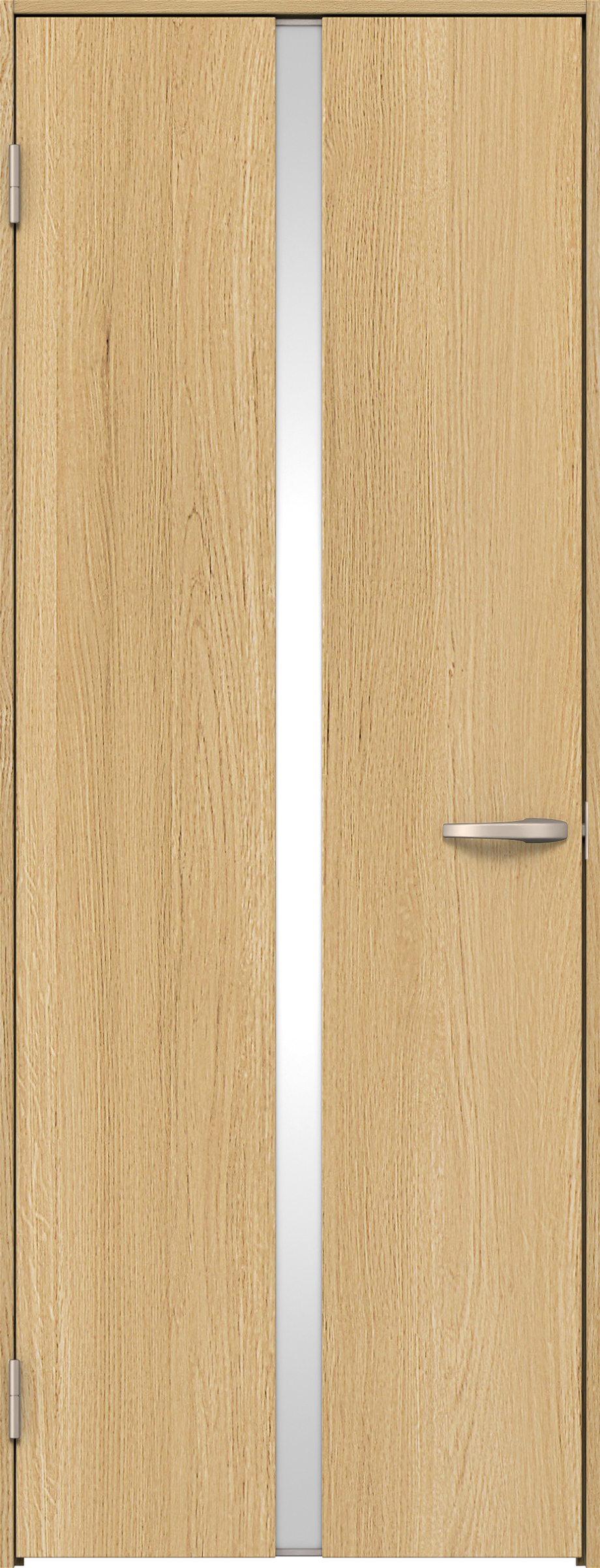 リビングドア　イエリア　片開きドア　扉セット　２Ｐデザイン　７５５幅　２０００高　〈ライトオーカー柄〉　左開き　空錠　Ｎスタンダード丁番