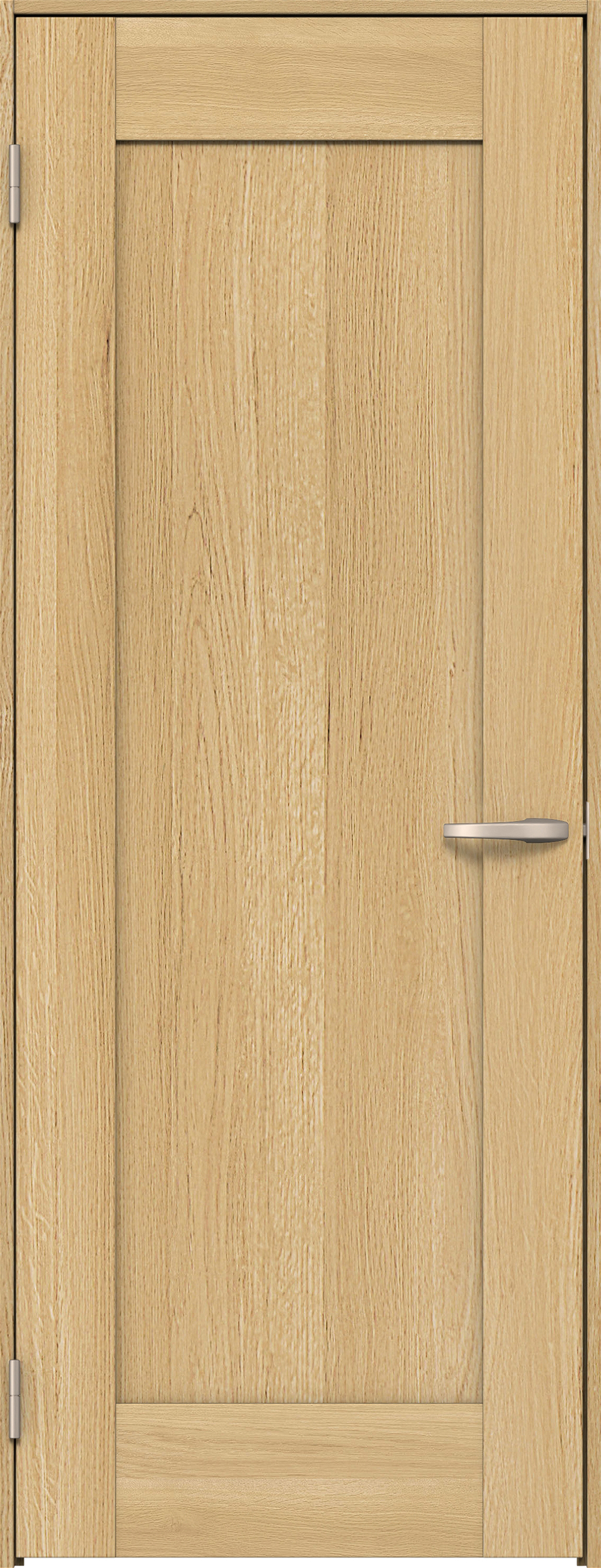 リビングドア　イエリア　片開きドア　扉セット　３８デザイン　８５０幅　２０００高　〈ライトオーカー柄〉　左開き　空錠　Ｎスタンダード丁番