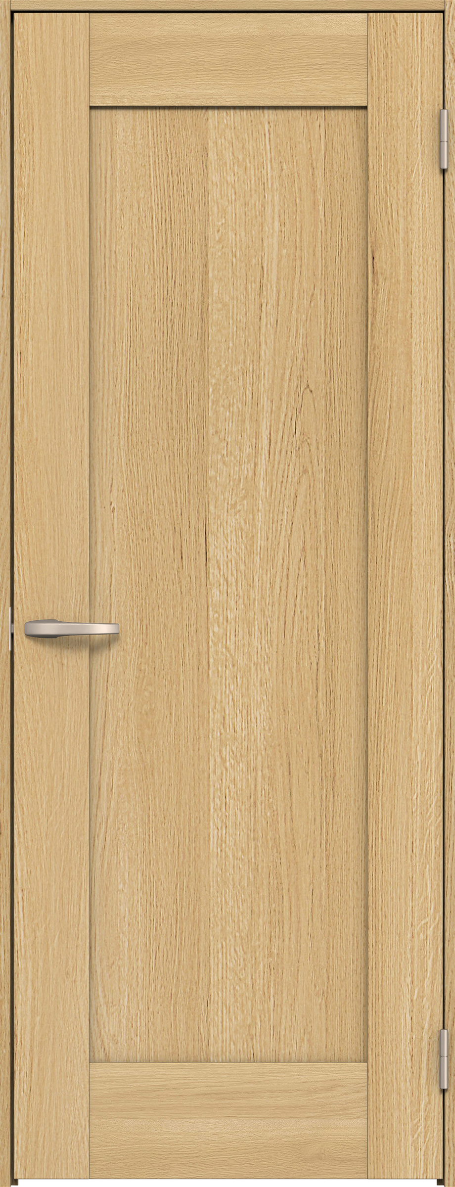 リビングドア　イエリア　片開きドア　扉セット　３８デザイン　８２５幅　２０００高　〈ライトオーカー柄〉　右開き　空錠　Ｎスタンダード丁番