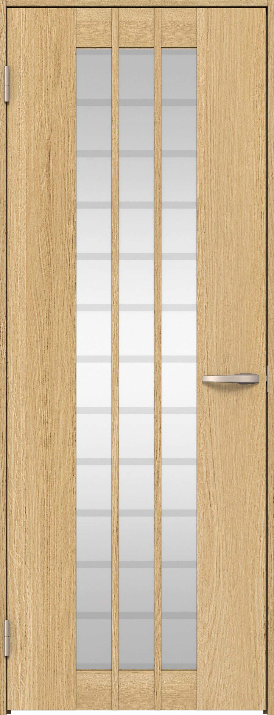 リビングドア　イエリア　片開きドア　扉セット　４Ｓデザイン　８５０幅　２０００高　〈ライトオーカー柄〉　左開き　空錠　Ｎスタンダード丁番