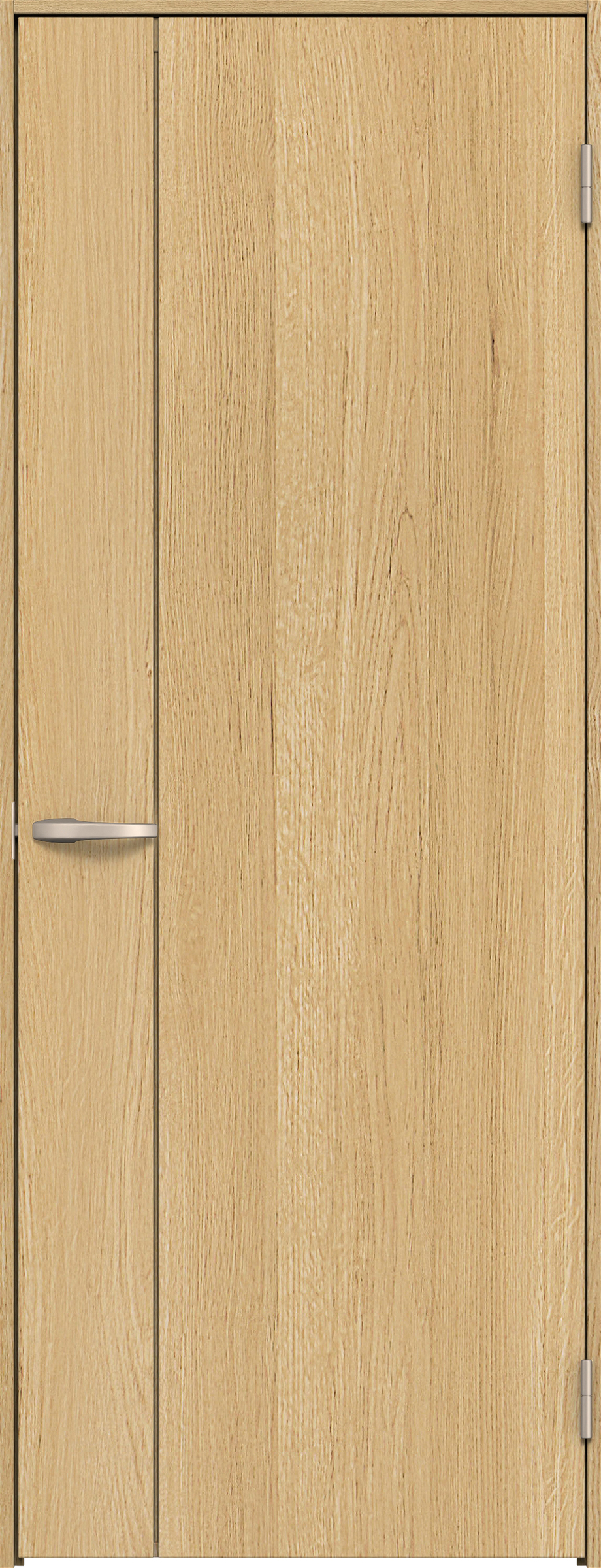 リビングドア　イエリア　片開きドア　扉セット　Ｂ１デザイン　８５０幅　２０００高　〈ライトオーカー柄〉　右開き　空錠　Ｎスタンダード丁番