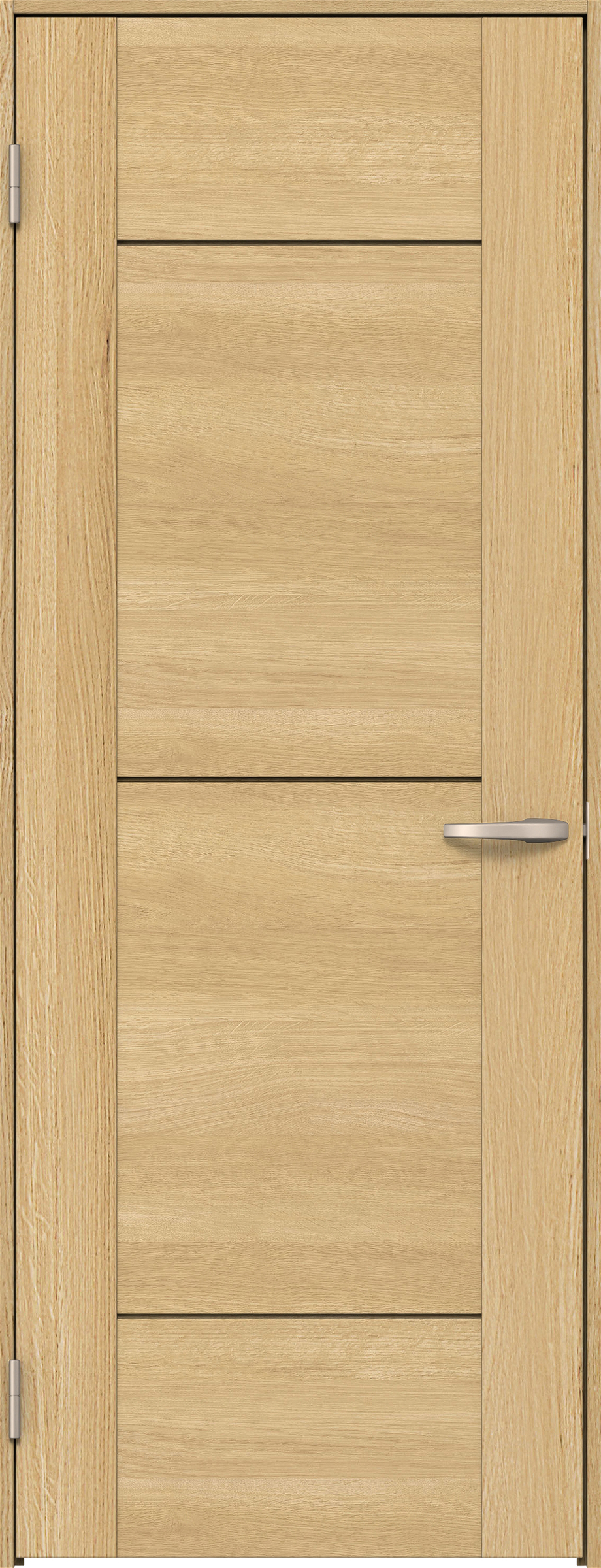 リビングドア　イエリア　片開きドア　扉セット　Ｂ９デザイン　７３５幅　２０００高　〈ライトオーカー柄〉　左開き　空錠　Ｎスタンダード丁番