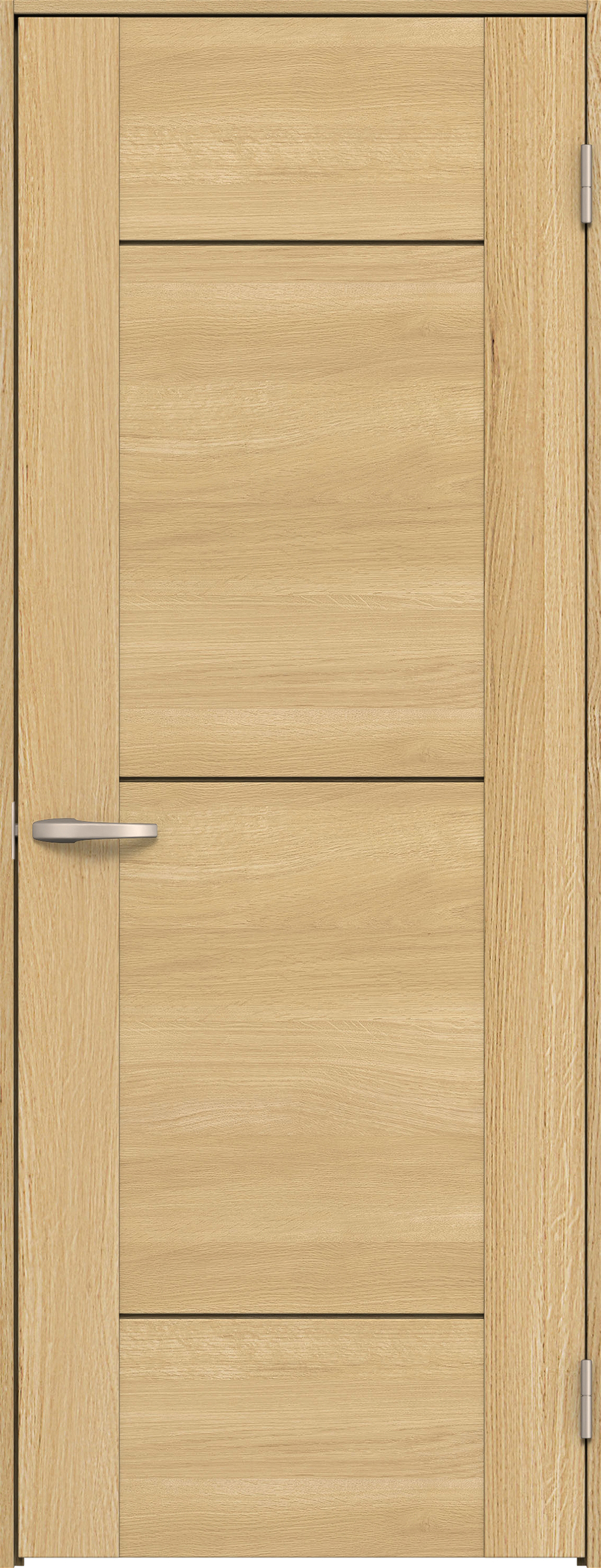 リビングドア　イエリア　片開きドア　扉セット　Ｂ９デザイン　７８０幅　２０００高　〈ライトオーカー柄〉　右開き　空錠　Ｎスタンダード丁番