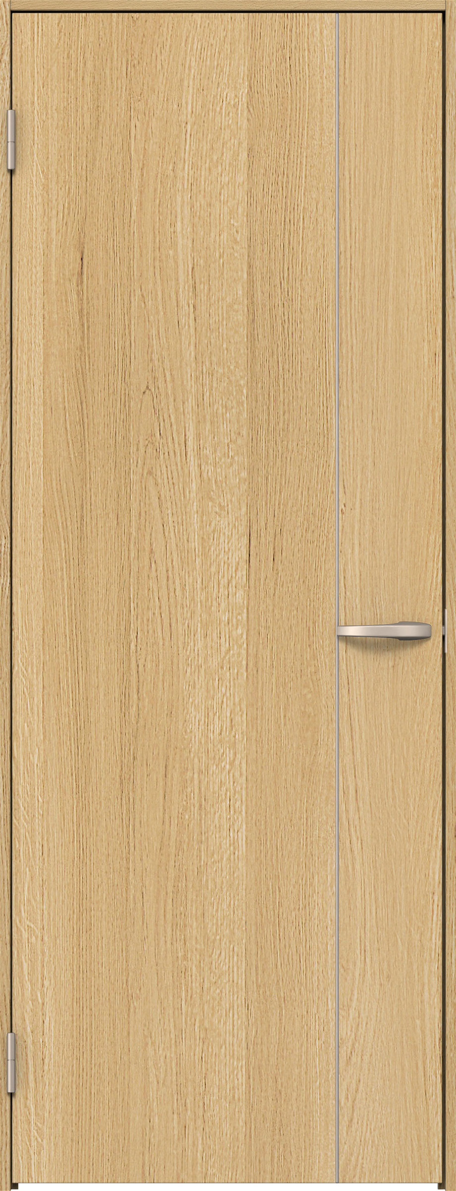 リビングドア　イエリア　片開きドア　扉セット　Ｄ３デザイン　７３５幅　２０００高　〈ライトオーカー柄〉　左開き　空錠　Ｎスタンダード丁番