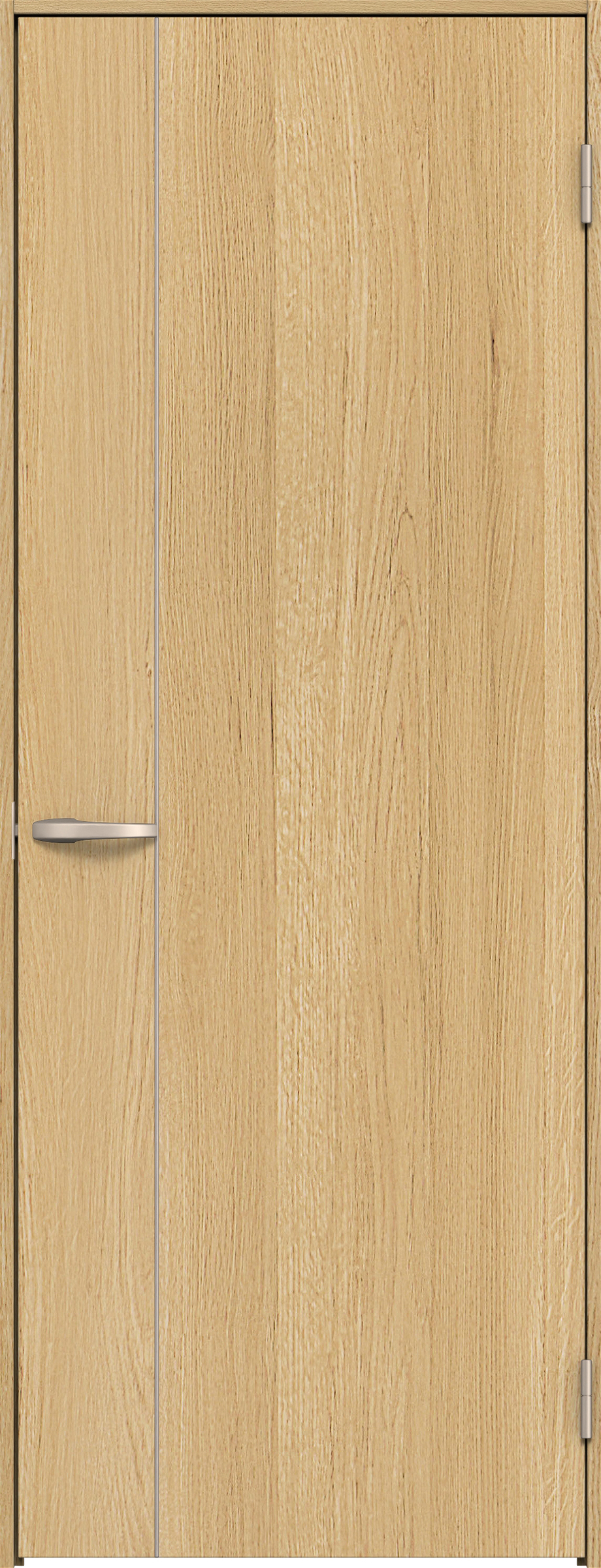 リビングドア　イエリア　片開きドア　扉セット　Ｄ３デザイン　７８０幅　２０００高　〈ライトオーカー柄〉　右開き　空錠　Ｎスタンダード丁番