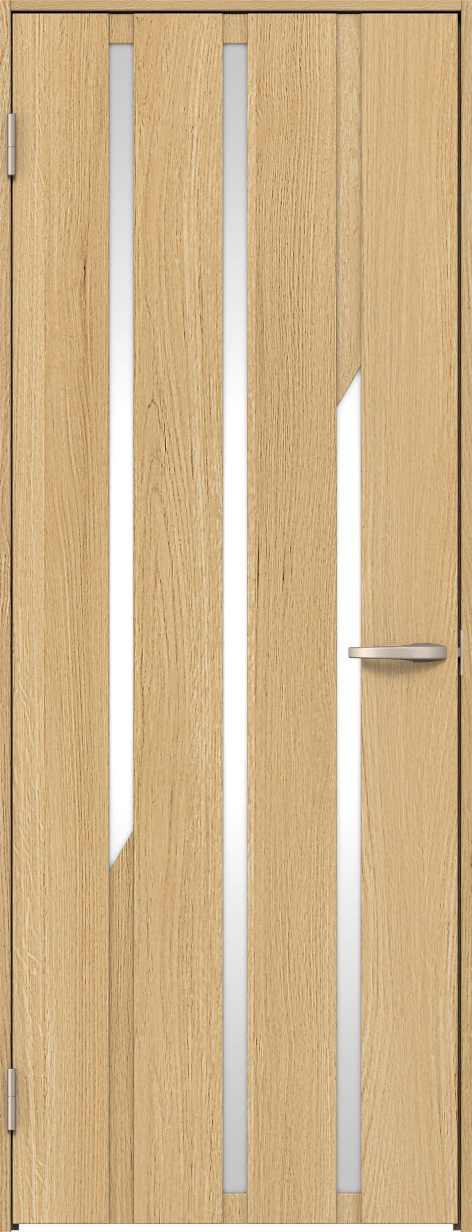 リビングドア　イエリア　片開きドア　扉セット　Ｅ３デザイン　７８０幅　２０００高　〈ライトオーカー柄〉　左開き　空錠　Ｎスタンダード丁番