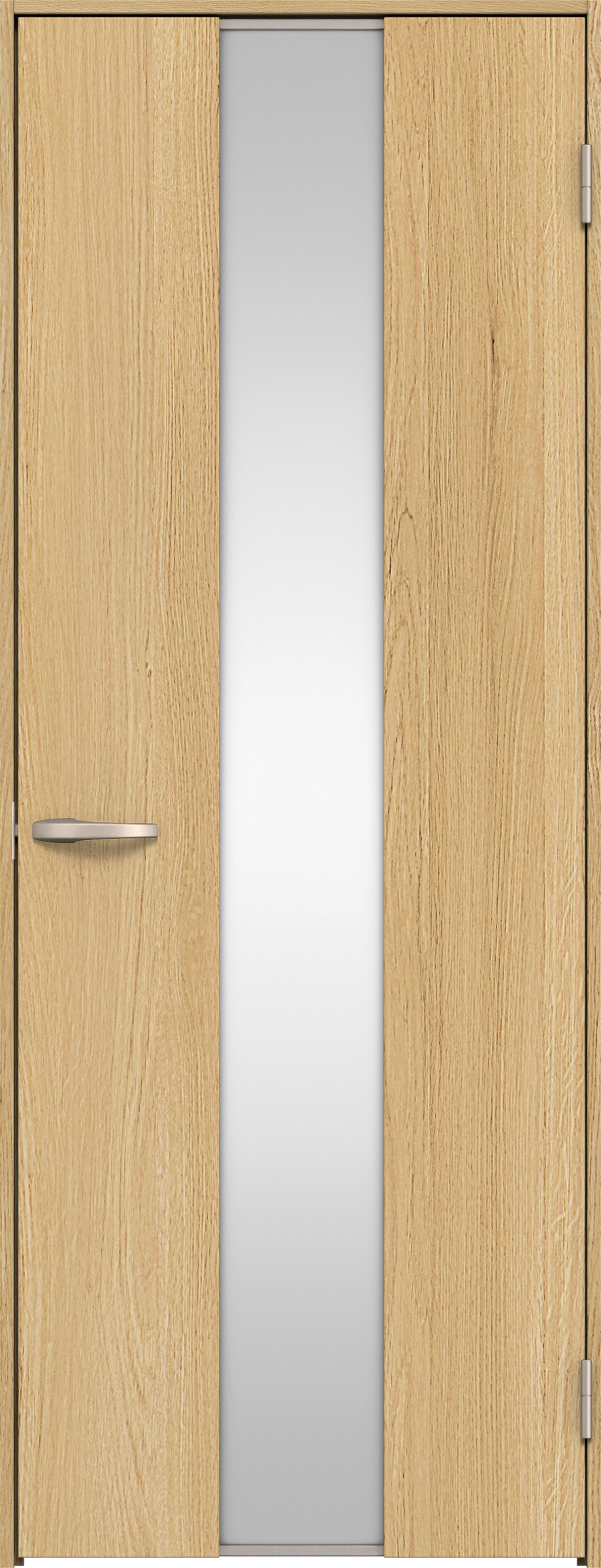 リビングドア　イエリア　片開きドア　扉セット　Ｇ５デザイン　８５０幅　２０００高　〈ライトオーカー柄〉　右開き　空錠　Ｎスタンダード丁番