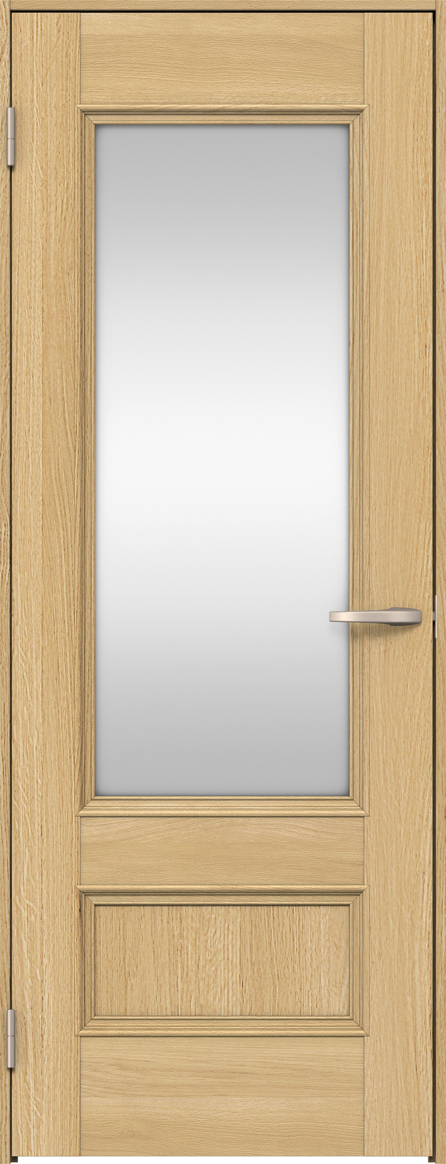 リビングドア　イエリア　片開きドア　扉セット　Ｍ２デザイン　７５５幅　２０００高　〈ライトオーカー柄〉　左開き　空錠　Ｎスタンダード丁番