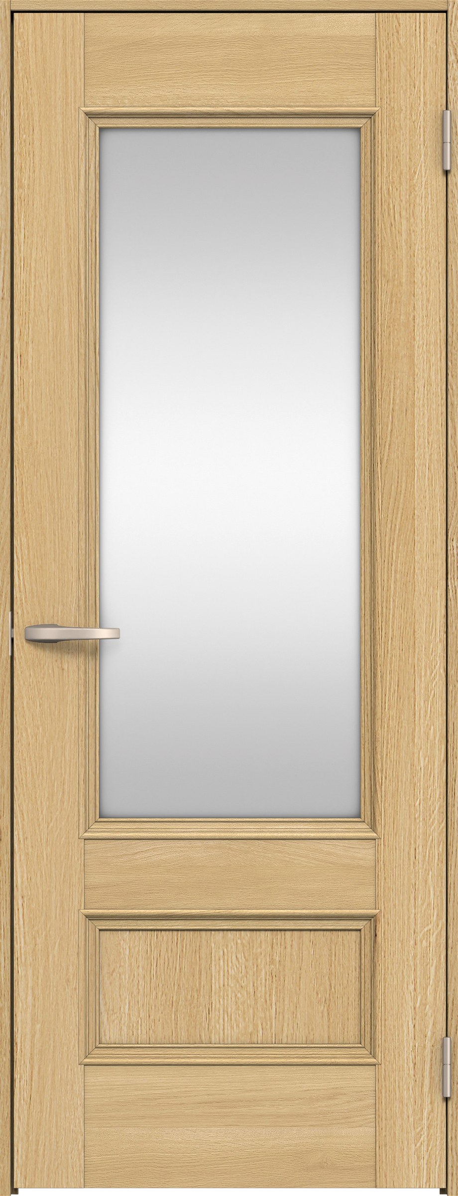 リビングドア　イエリア　片開きドア　扉セット　Ｍ２デザイン　７８０幅　２０００高　〈ライトオーカー柄〉　右開き　空錠　Ｎスタンダード丁番