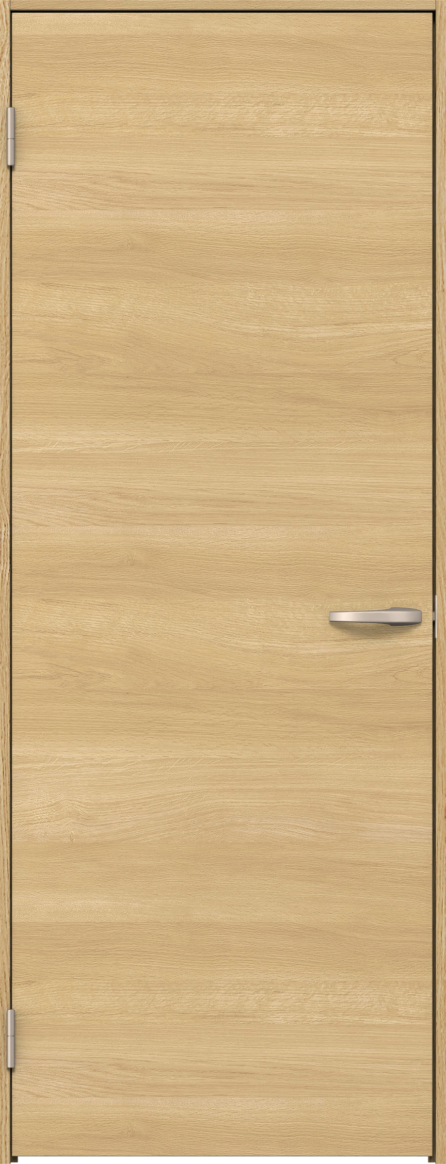 リビングドア　イエリア　片開きドア　扉セット　Ｕ０デザイン　７３５幅　２０００高　〈ライトオーカー柄〉　左開き　空錠　Ｎスタンダード丁番