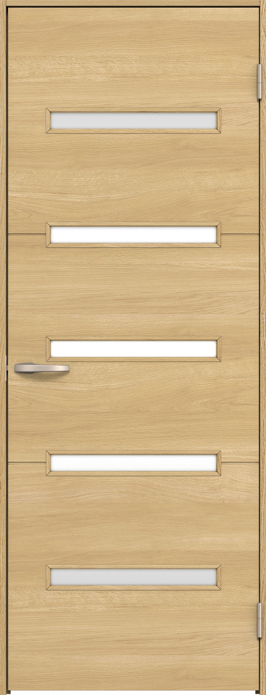 リビングドア　イエリア　片開きドア　扉セット　Ｙ４デザイン　７８０幅　２０００高　〈ライトオーカー柄〉　右開き　空錠　Ｎスタンダード丁番