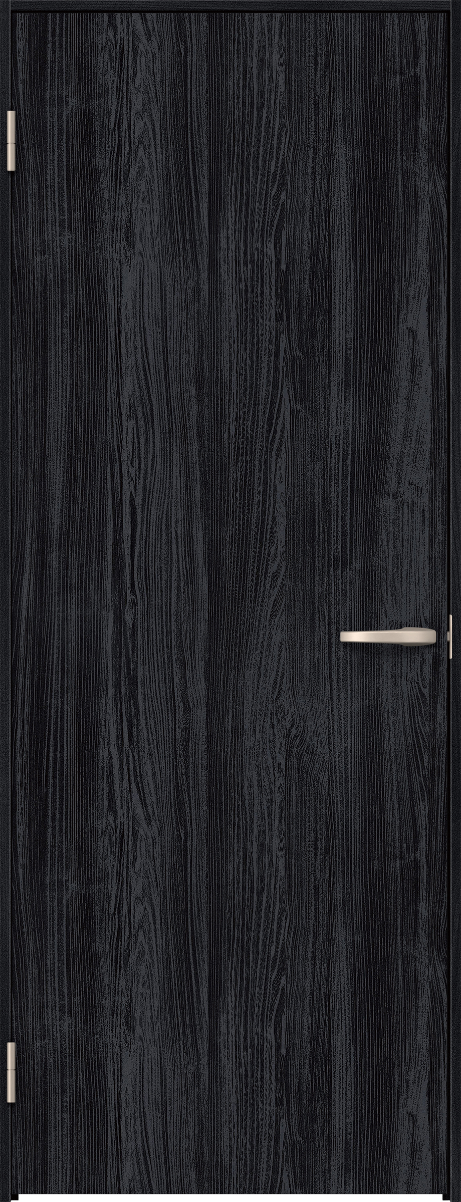 リビングドア　イエリア　片開きドア　扉セット　００デザイン　８２５幅　２０００高　〈モスブラック柄〉　左開き　空錠　Ｎスタンダード丁番