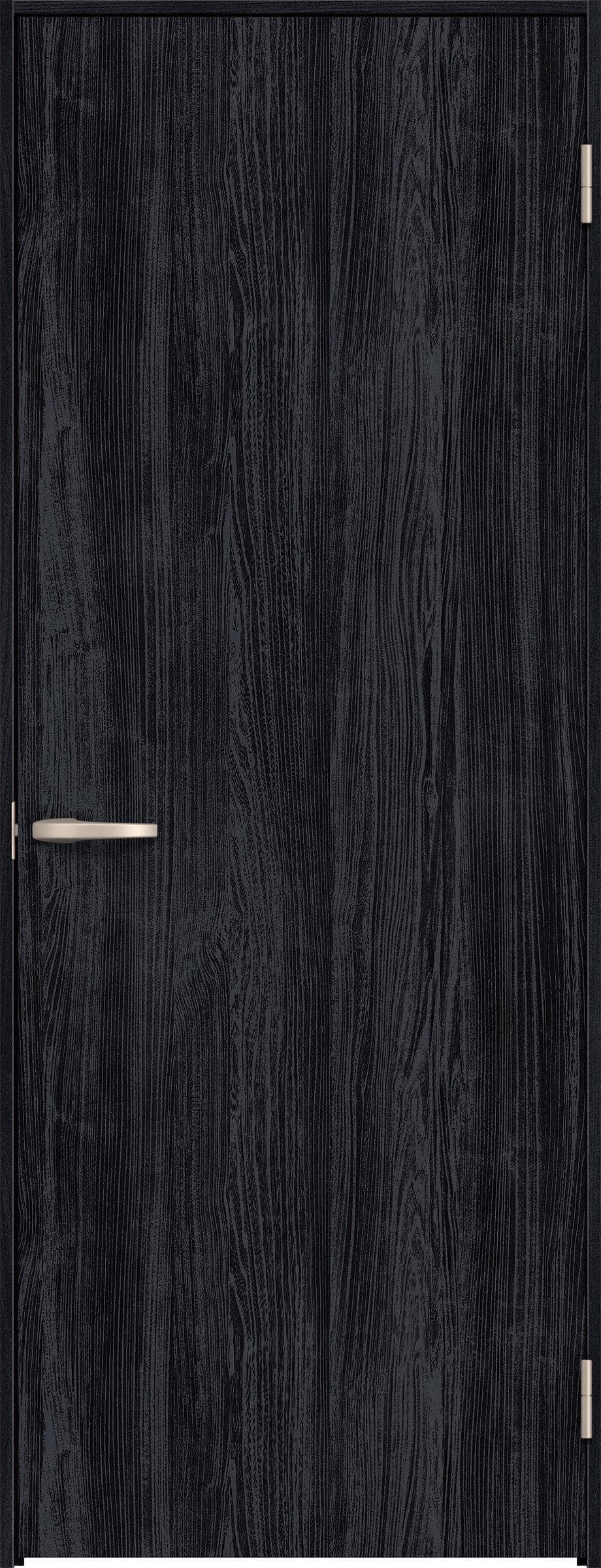 リビングドア　イエリア　片開きドア　扉セット　００デザイン　８５０幅　２０００高　〈モスブラック柄〉　右開き　空錠　Ｎスタンダード丁番