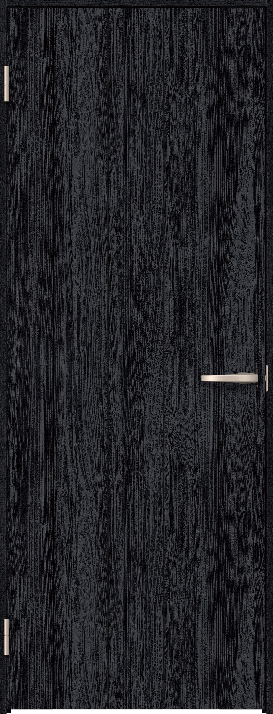 リビングドア　イエリア　片開きドア　扉セット　０Ｓデザイン　７８０幅　２０００高　〈モスブラック柄〉　左開き　空錠　Ｎスタンダード丁番