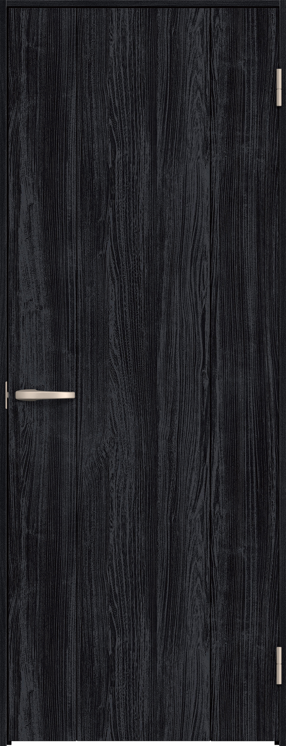 リビングドア　イエリア　片開きドア　扉セット　１Ｐデザイン　７８０幅　２０００高　〈モスブラック柄〉　右開き　空錠　Ｎスタンダード丁番