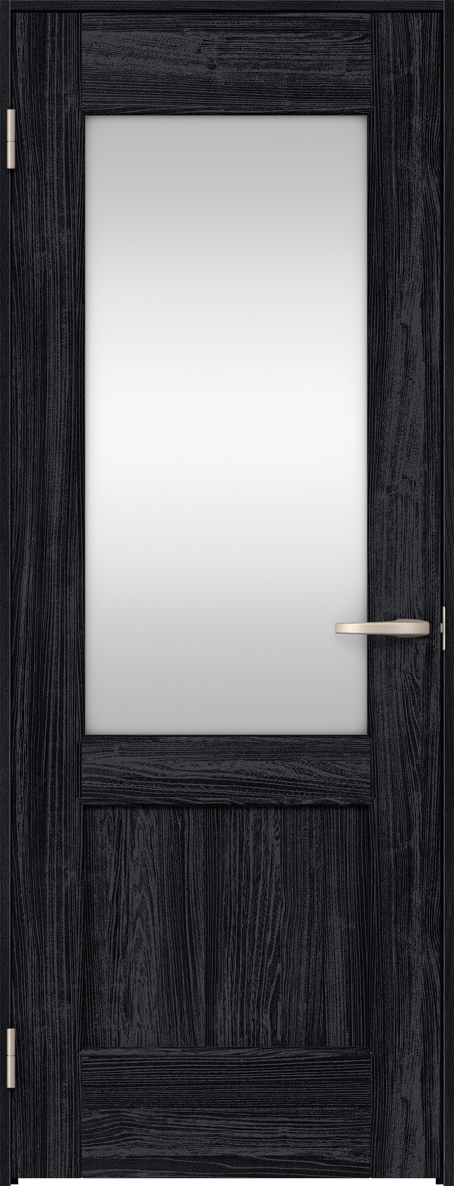 リビングドア　イエリア　片開きドア　扉セット　２６デザイン　８２５幅　２０００高　〈モスブラック柄〉　左開き　空錠　Ｎスタンダード丁番