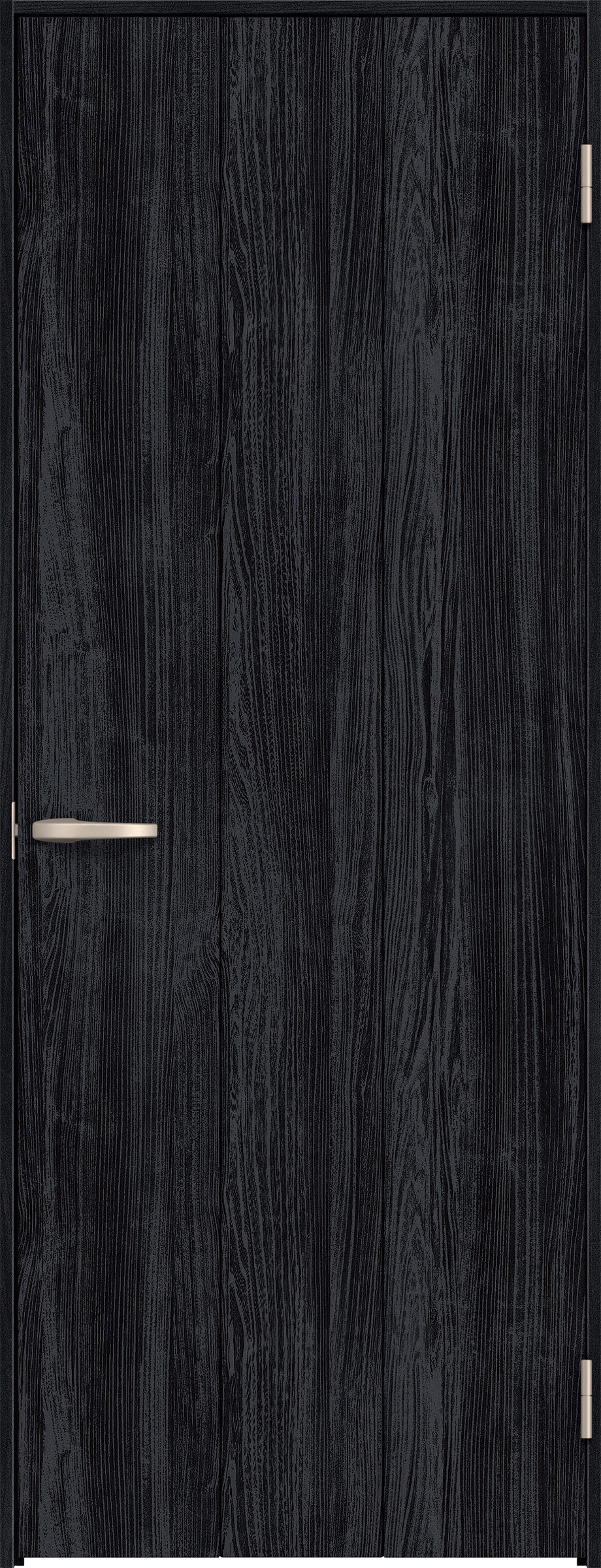 リビングドア　イエリア　片開きドア　扉セット　Ｇ１デザイン　８５０幅　２０００高　〈モスブラック柄〉　右開き　空錠　Ｎスタンダード丁番