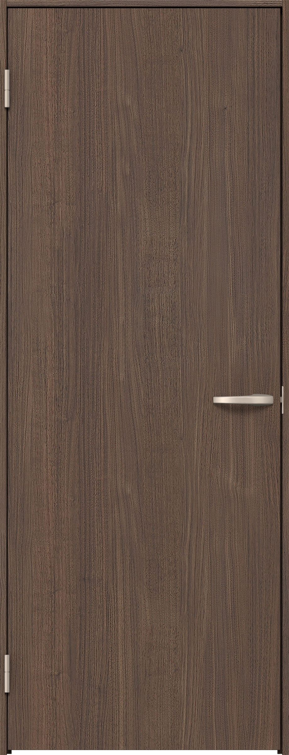 リビングドア　イエリア　片開きドア　扉セット　００デザイン　８２５幅　２０００高　〈ダルブラウン柄〉　左開き　空錠　Ｎスタンダード丁番