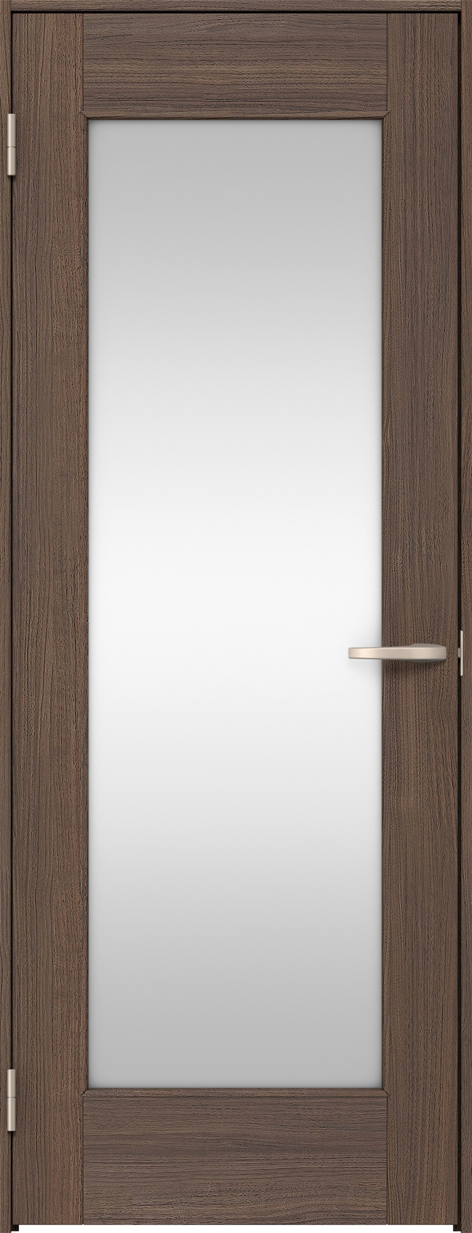 リビングドア　イエリア　片開きドア　扉セット　２１デザイン　８５０幅　２０００高　〈ダルブラウン柄〉　左開き　空錠　Ｎスタンダード丁番