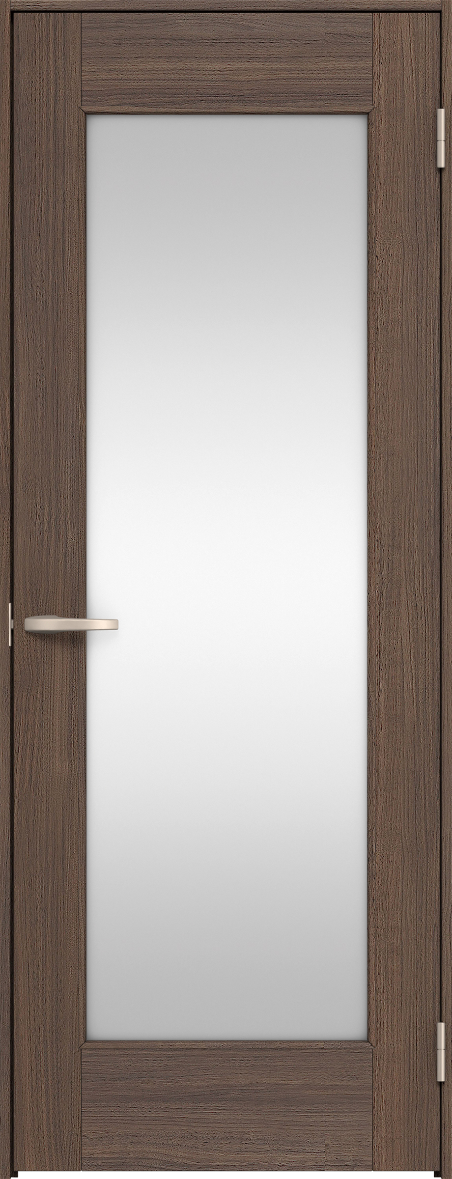 リビングドア　イエリア　片開きドア　扉セット　２１デザイン　７８０幅　２０００高　〈ダルブラウン柄〉　右開き　空錠　Ｎスタンダード丁番