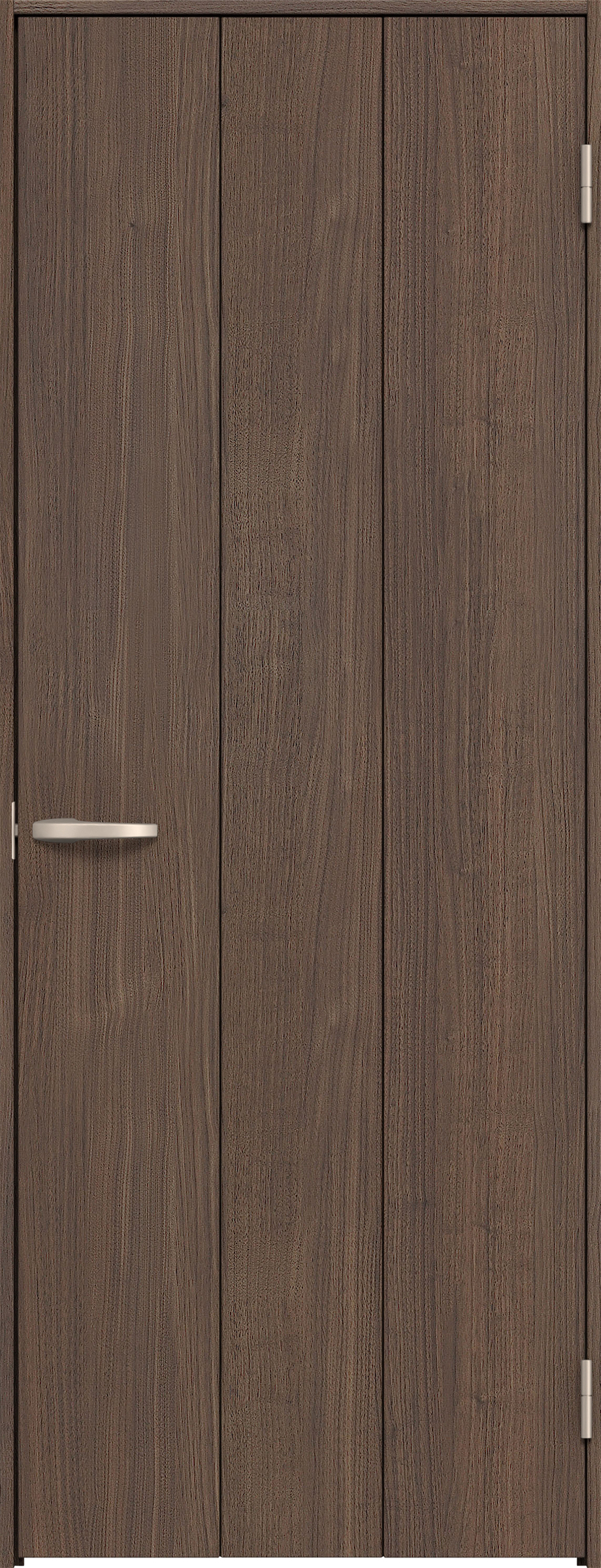 リビングドア　イエリア　片開きドア　扉セット　Ｇ１デザイン　８２５幅　２０００高　〈ダルブラウン柄〉　右開き　空錠　Ｎスタンダード丁番