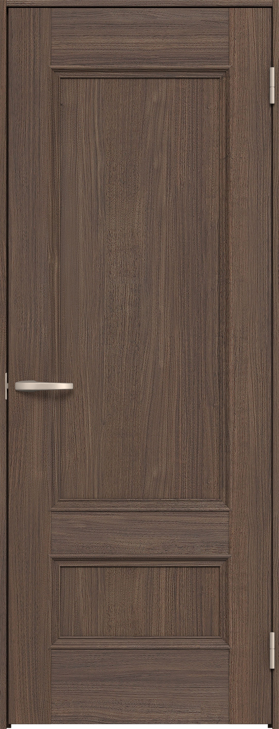 リビングドア　イエリア　片開きドア　扉セット　Ｍ１デザイン　８２５幅　２０００高　〈ダルブラウン柄〉　右開き　空錠　Ｎスタンダード丁番