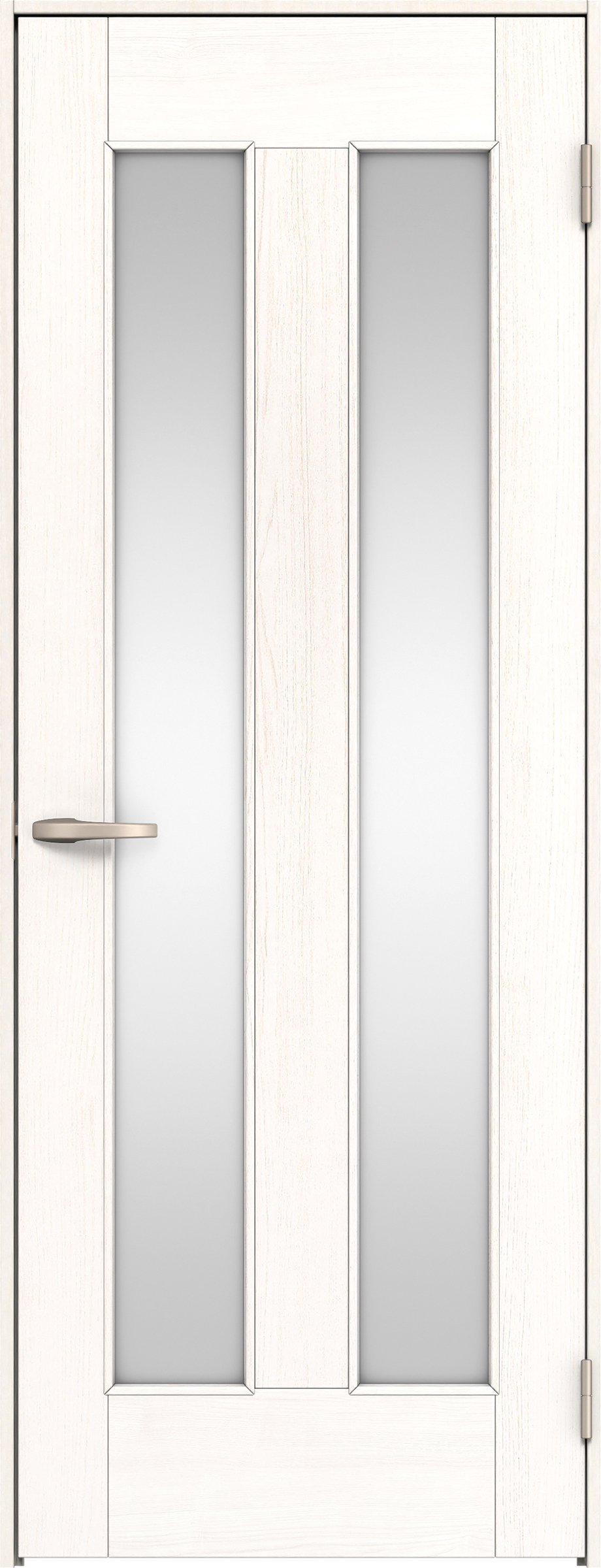 リビングドア　イエリア　片開きドア　扉セット　０６デザイン　７８０幅　２０００高　〈ネオホワイト柄〉　右開き　空錠　Ｎスタンダード丁番