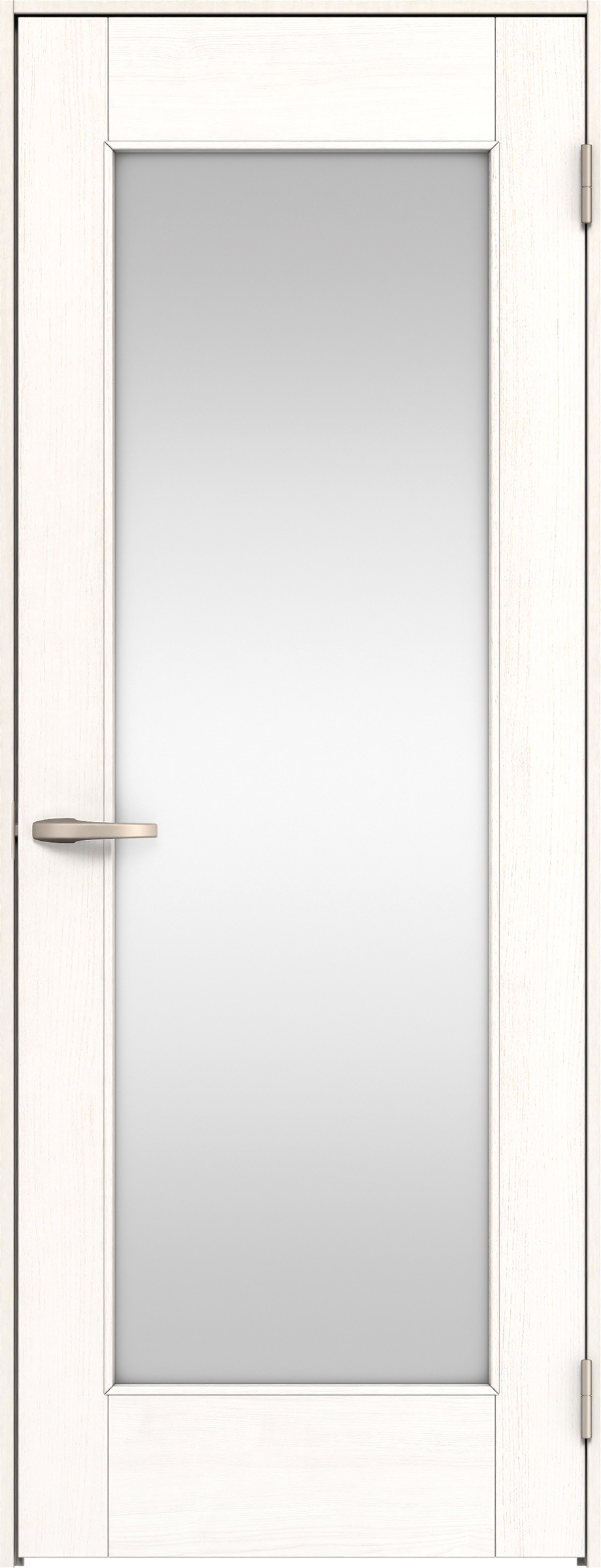 リビングドア　イエリア　片開きドア　扉セット　２１デザイン　７８０幅　２０００高　〈ネオホワイト柄〉　右開き　空錠　Ｎスタンダード丁番